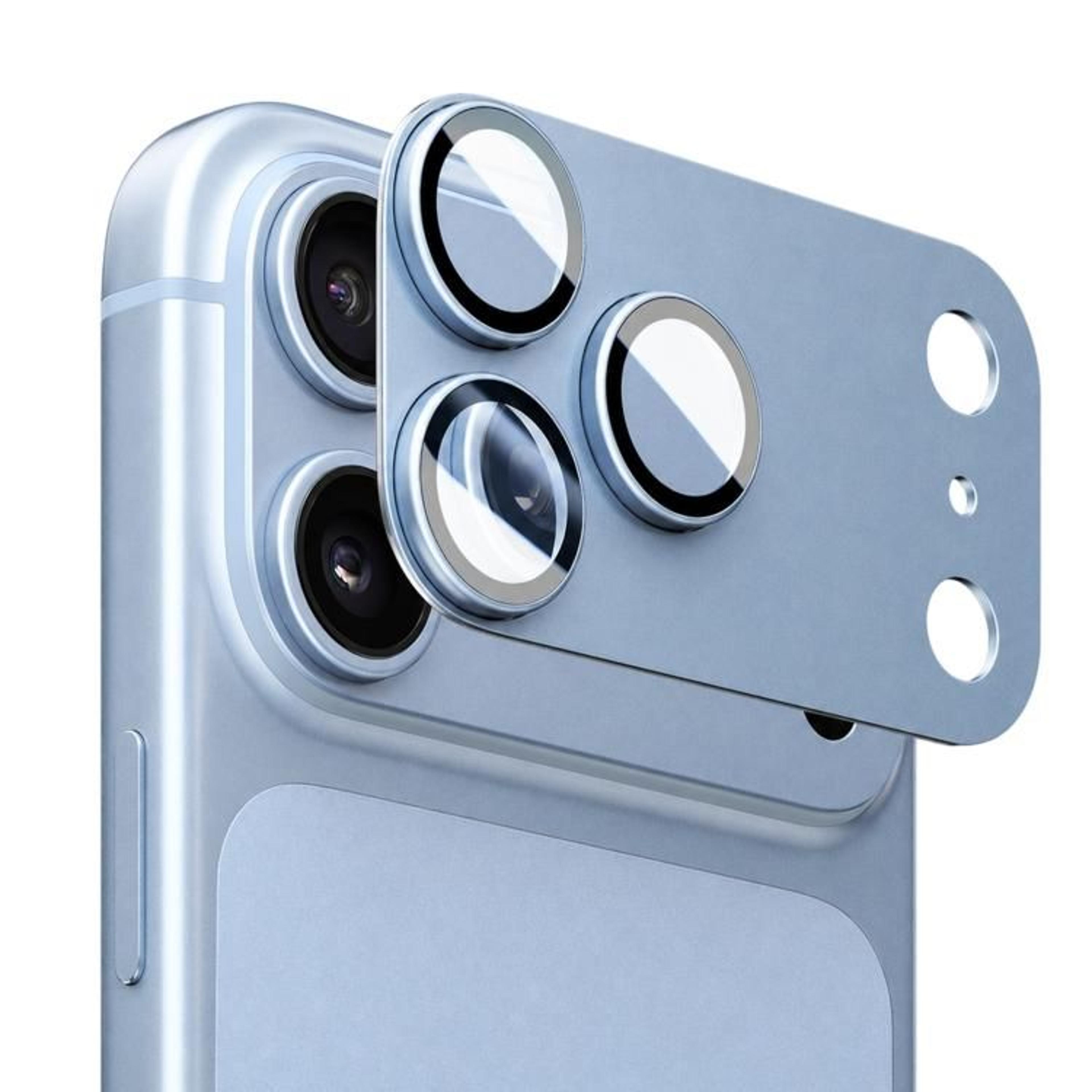 IPhone 18 Pro Frosted Metal Camera Lens Protector With Tempered Glass 8
