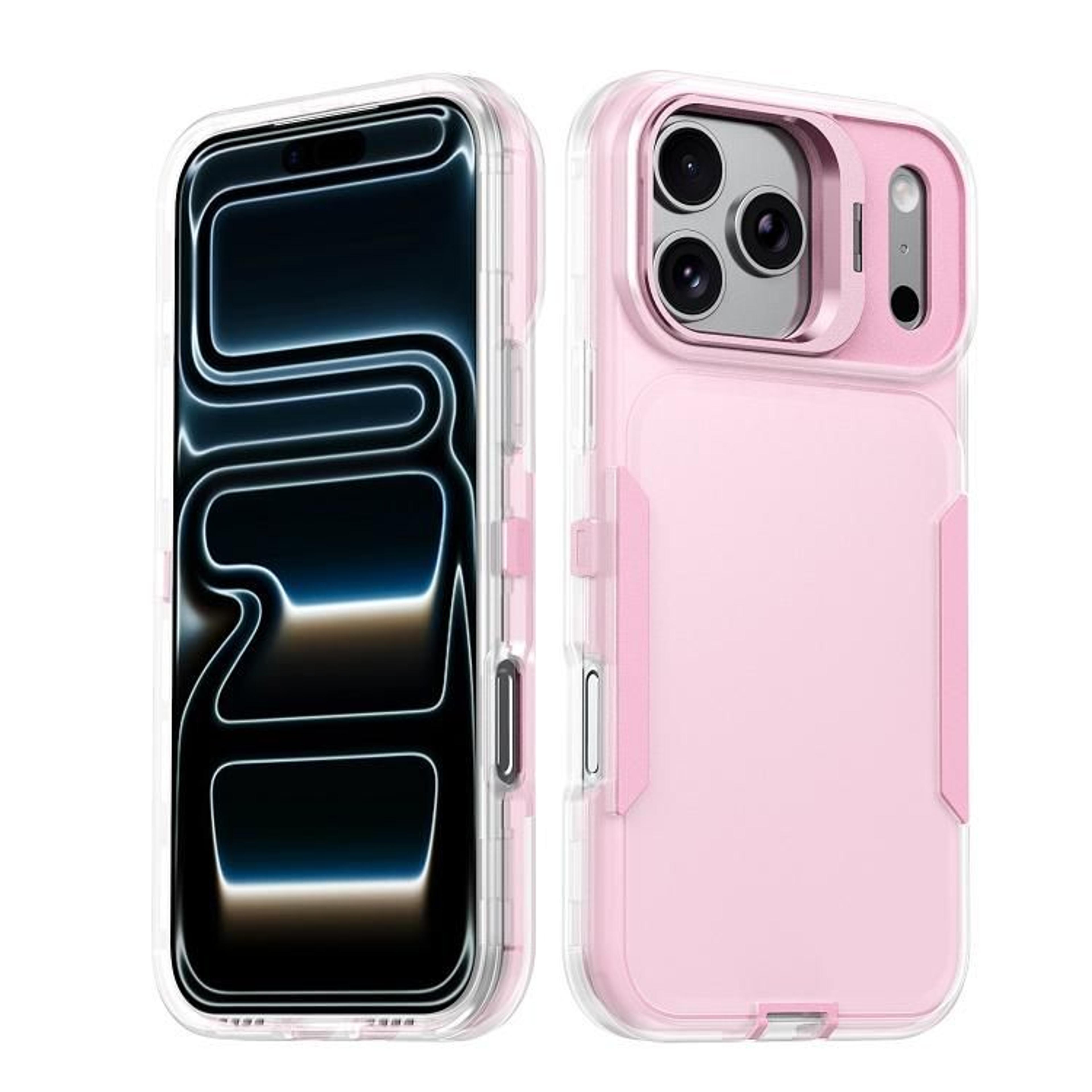 IPhone 18 Pro Lens Frame Holder Phone Case With Adjustable Hidden Holder 8