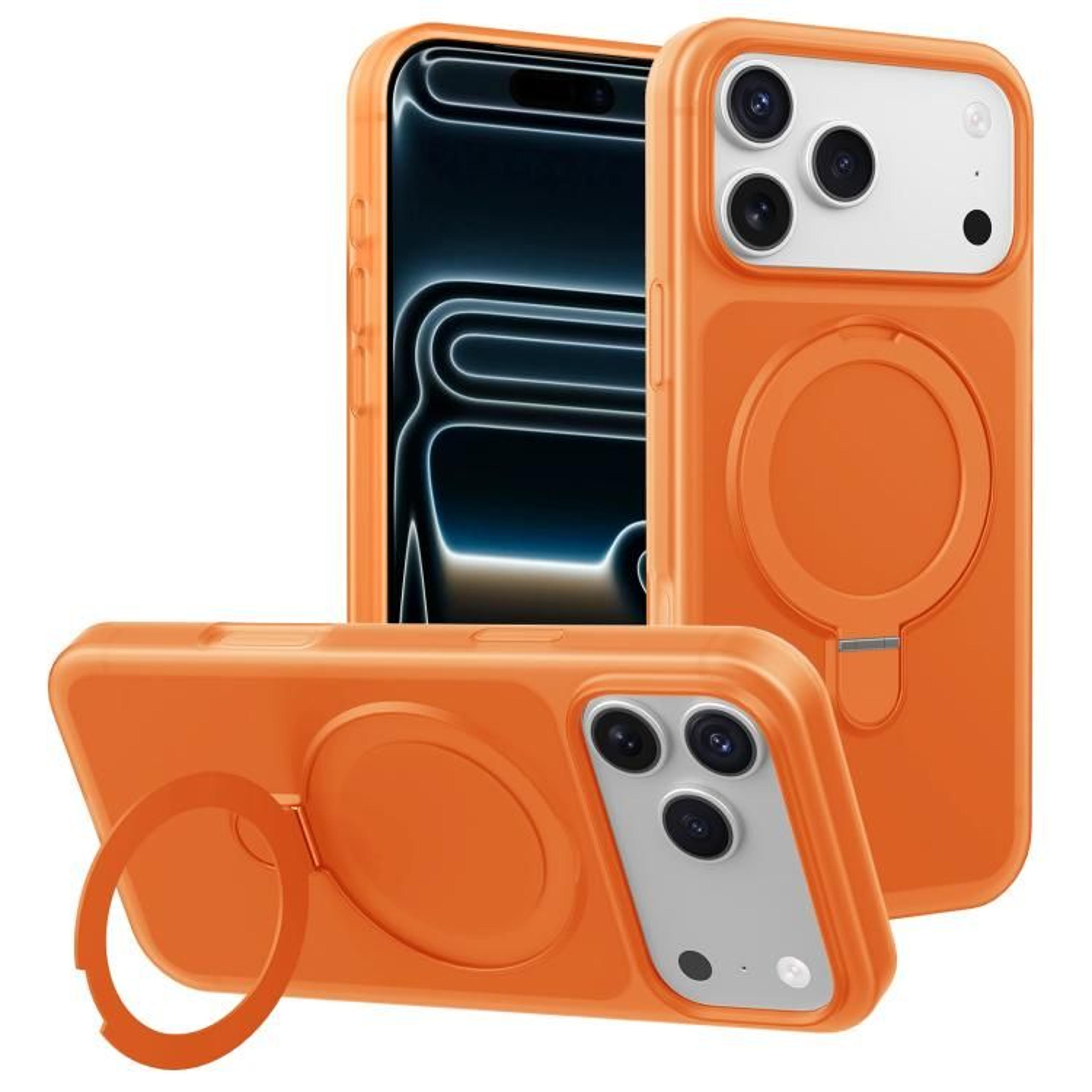 IPhone 18 Pro Magnetic Phone Case With 360 Degree Pivot Kickstand 6