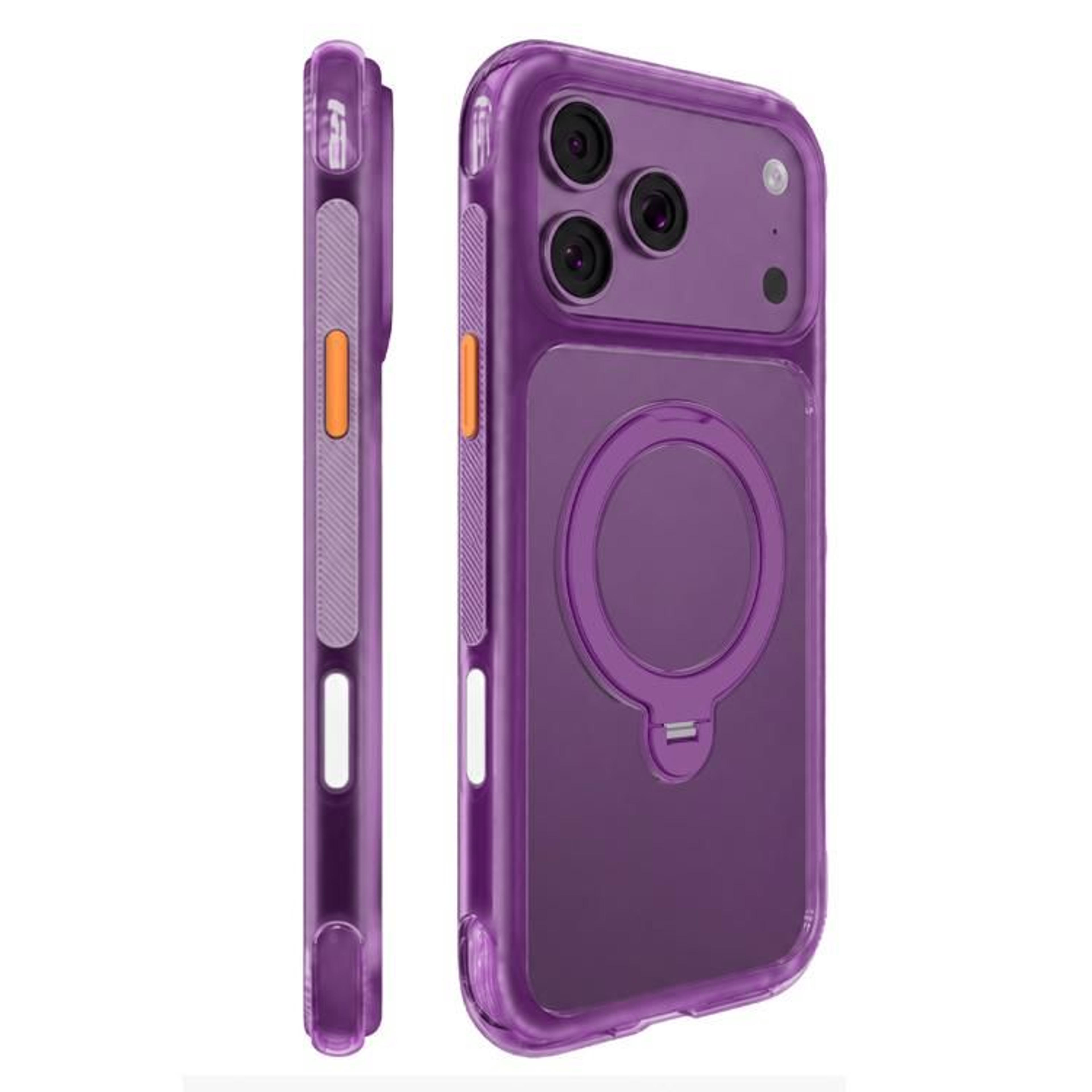 IPhone 18 Pro Max Magnetic Stand Case With  Rotating Holder 10