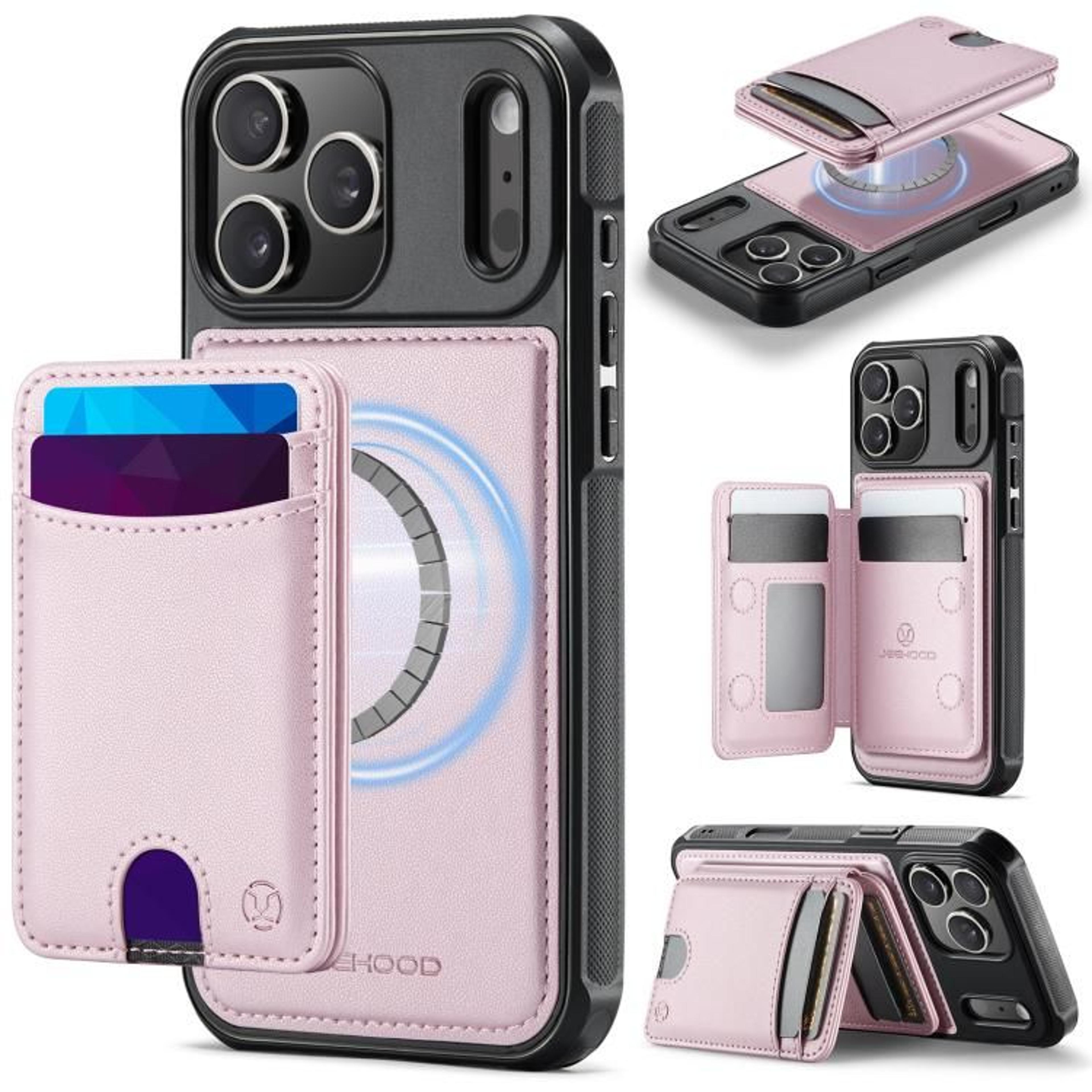 IPhone 18 Pro Max MagSafe RFID Card Holder Case With Detachable Wallet 7