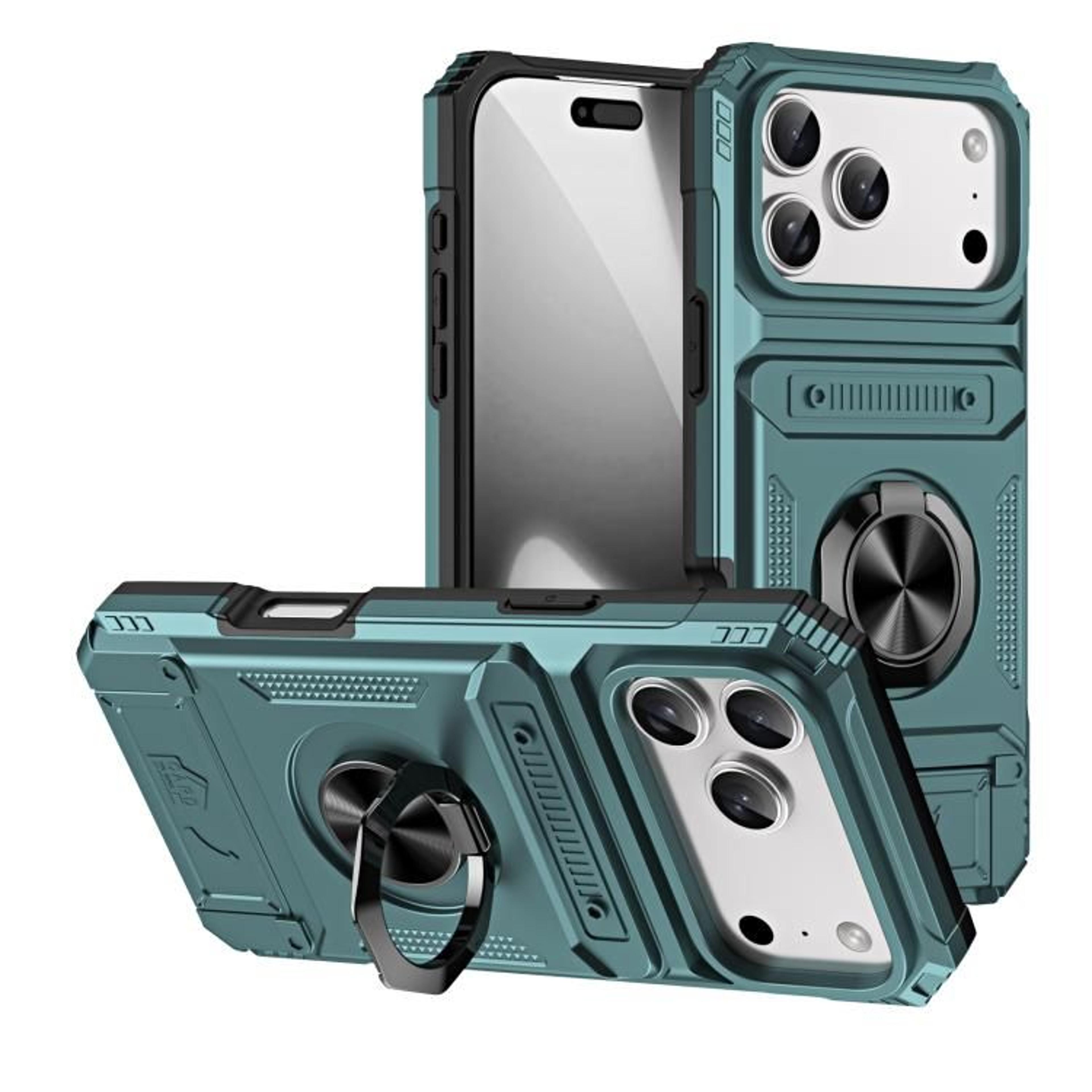 Shockproof TPU And PC Ring Holder Case For IPhone 18 Pro Max 11
