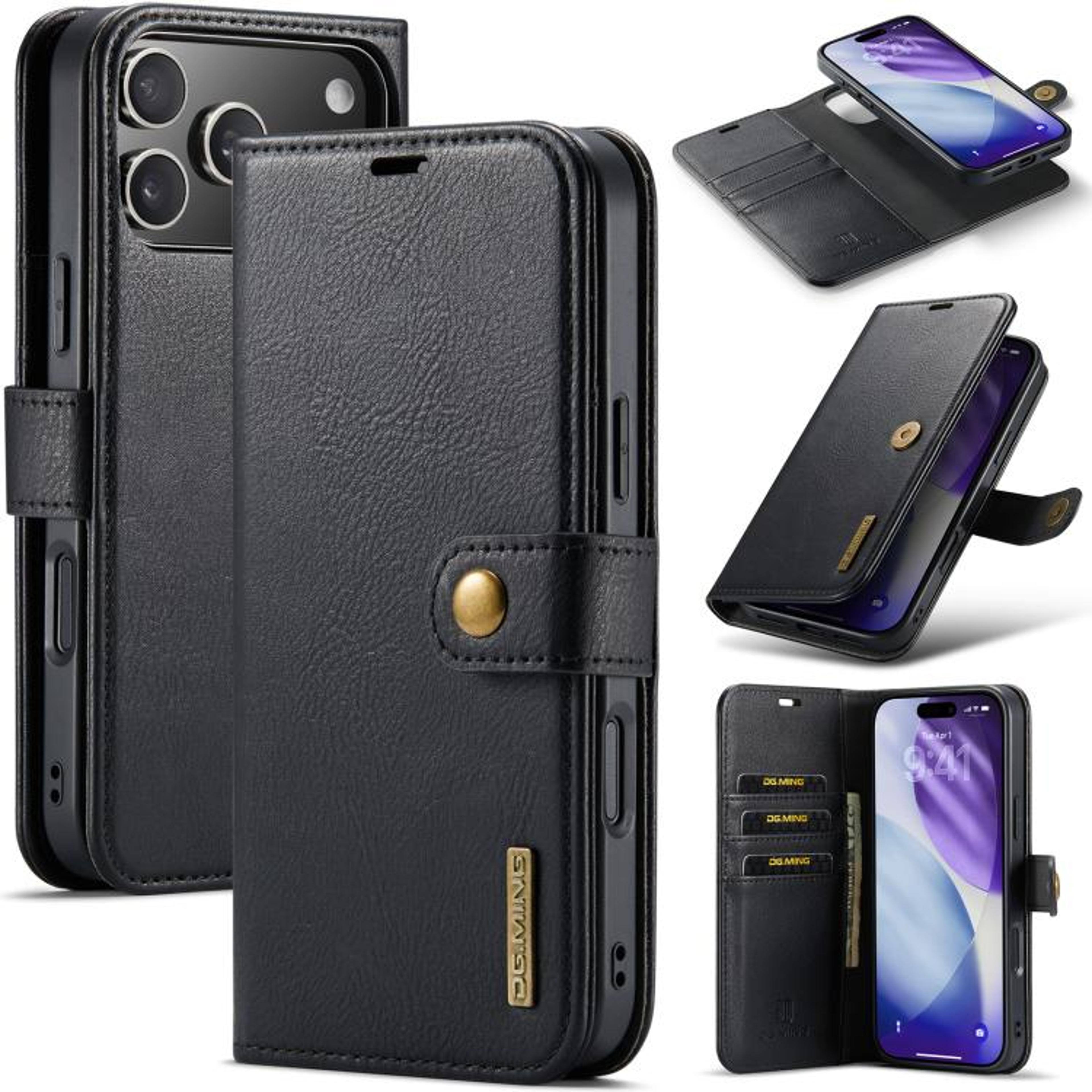 IPhone 18 Pro Max Detachable Magnetic Leather Wallet Case 9