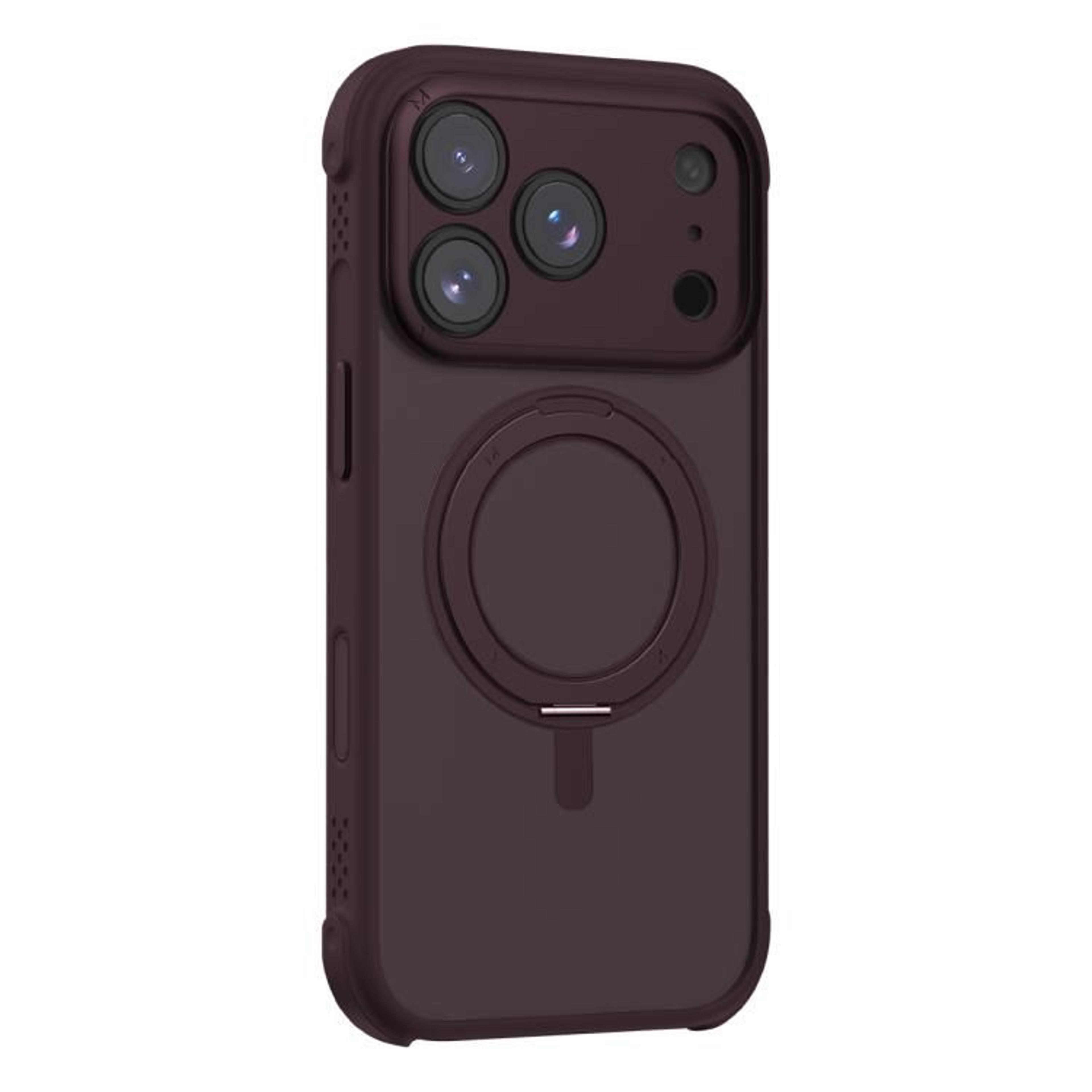 IPhone 18 Pro Magnetic Case With 360 Rotating Invisible Stand 11