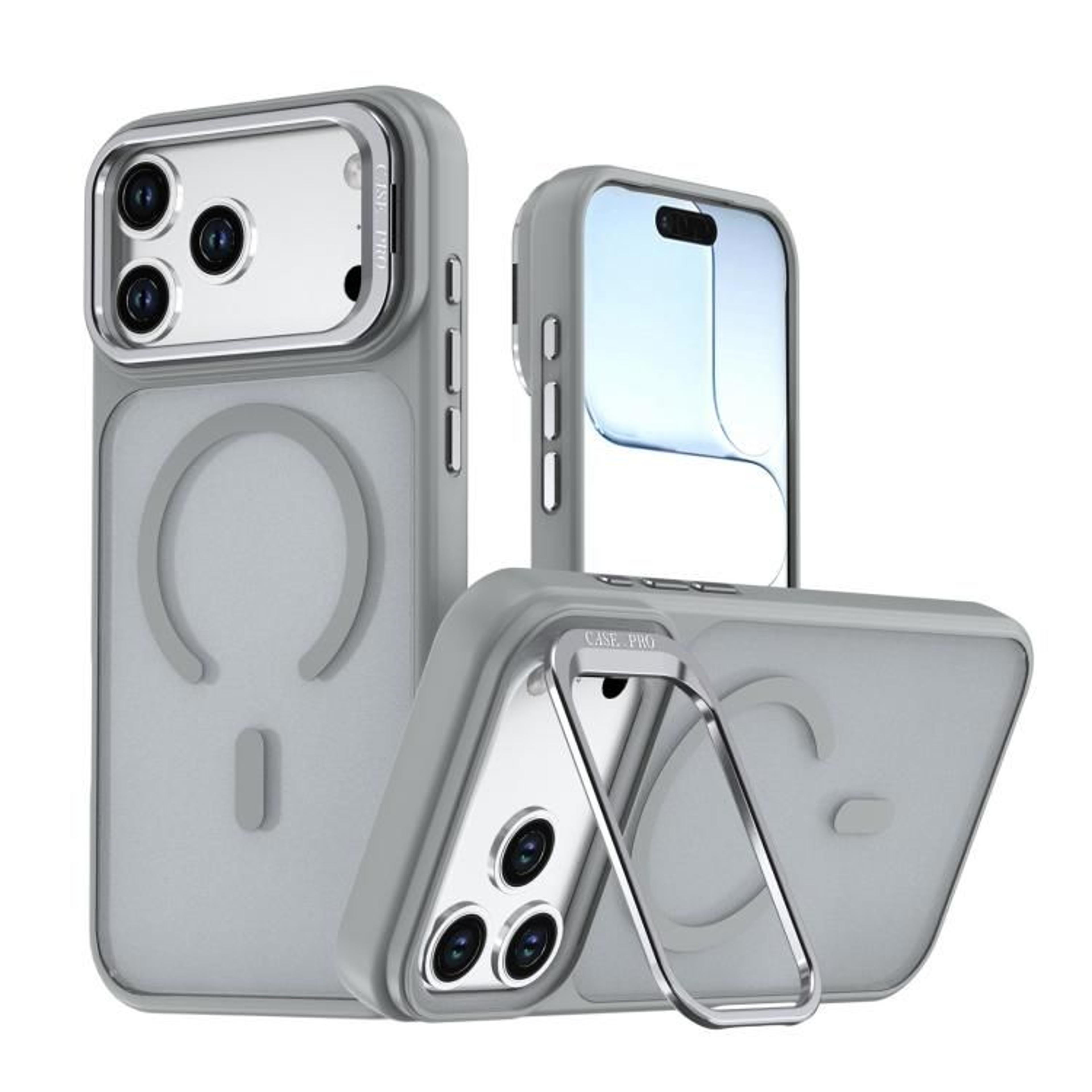 IPhone 18 Pro MagSafe Phone Case With Frosted Finish And Camera Stand 10