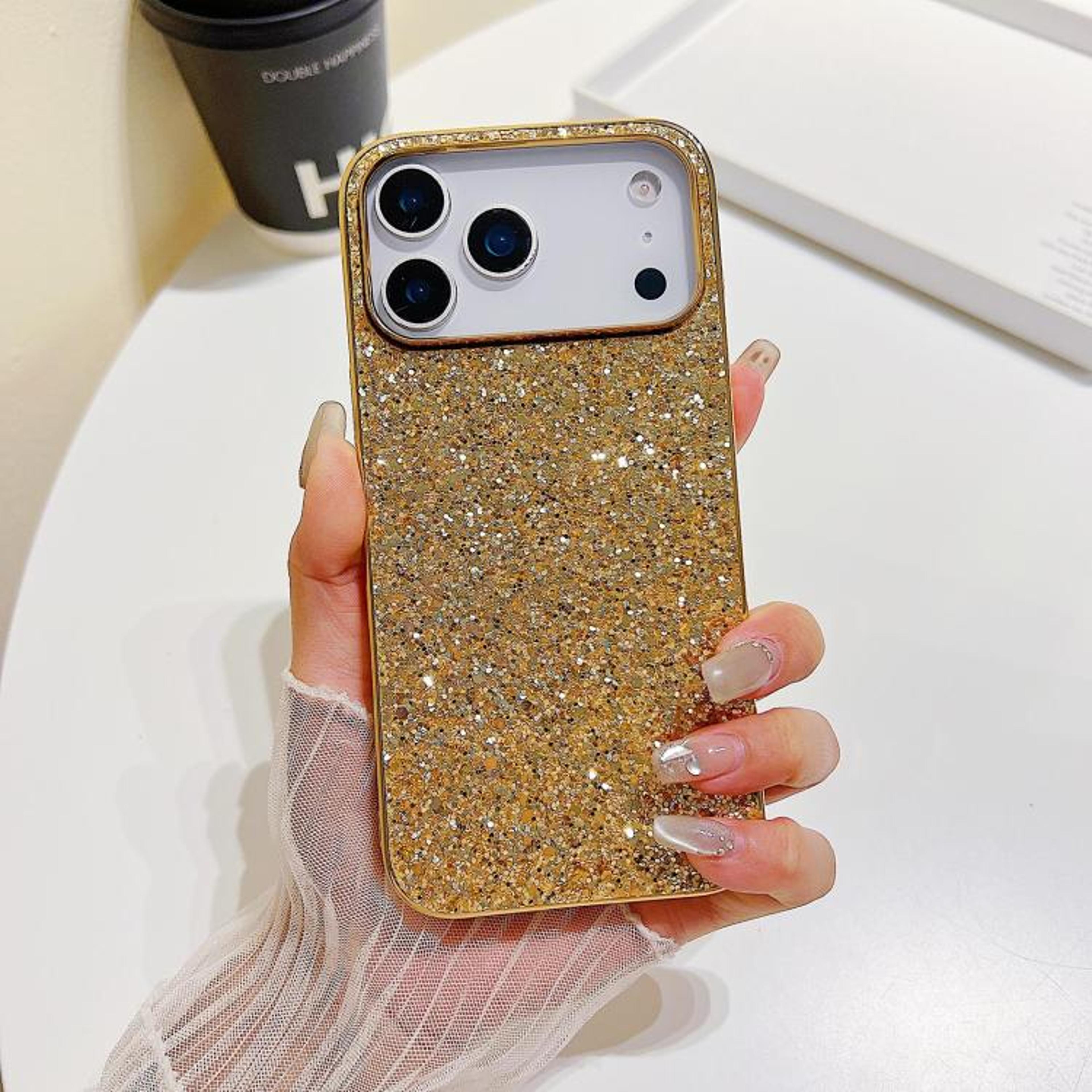 Glitter Powder Shockproof TPU Case For IPhone 18 Pro Max 7