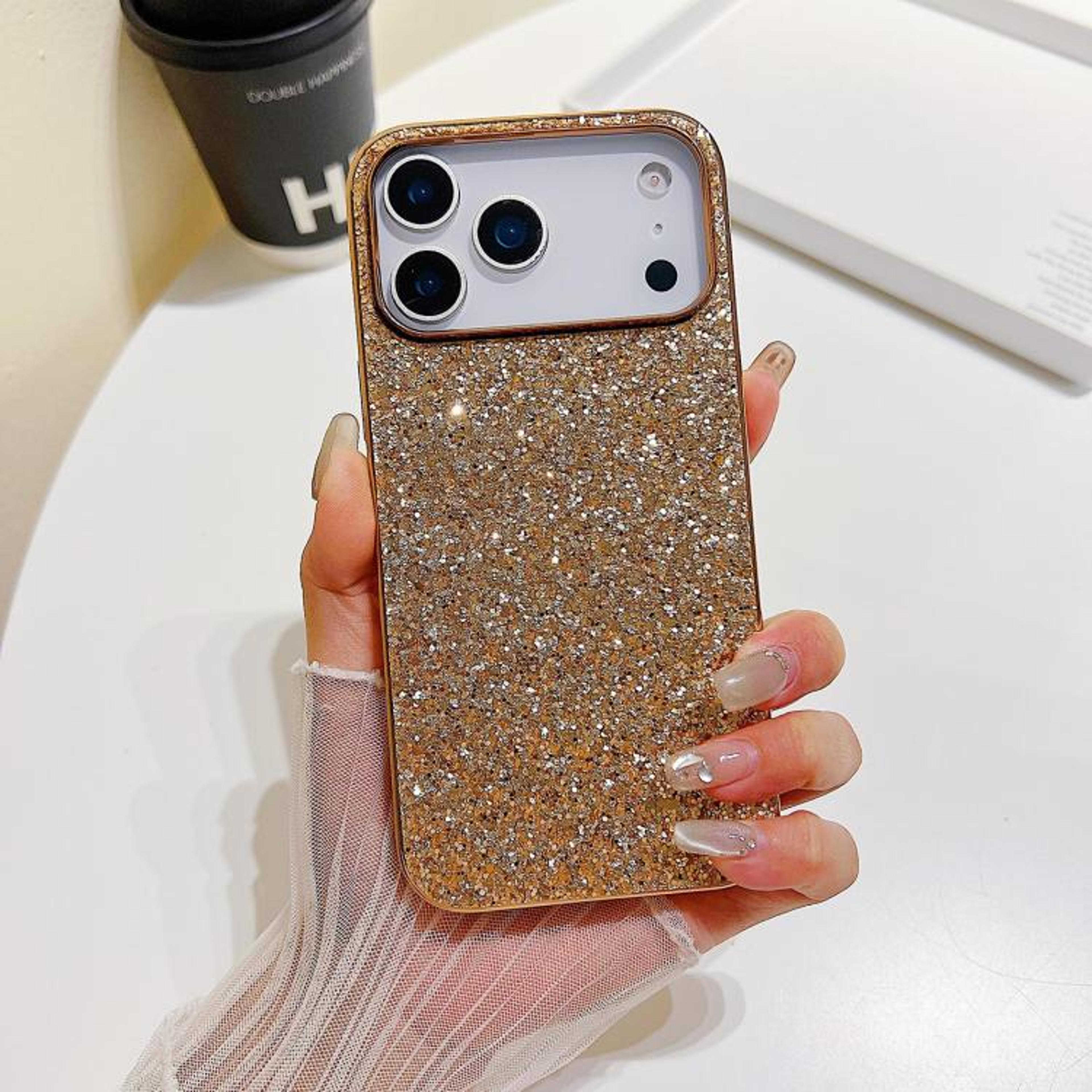 Glitter Powder Shockproof TPU Case For IPhone 18 Pro Max 9