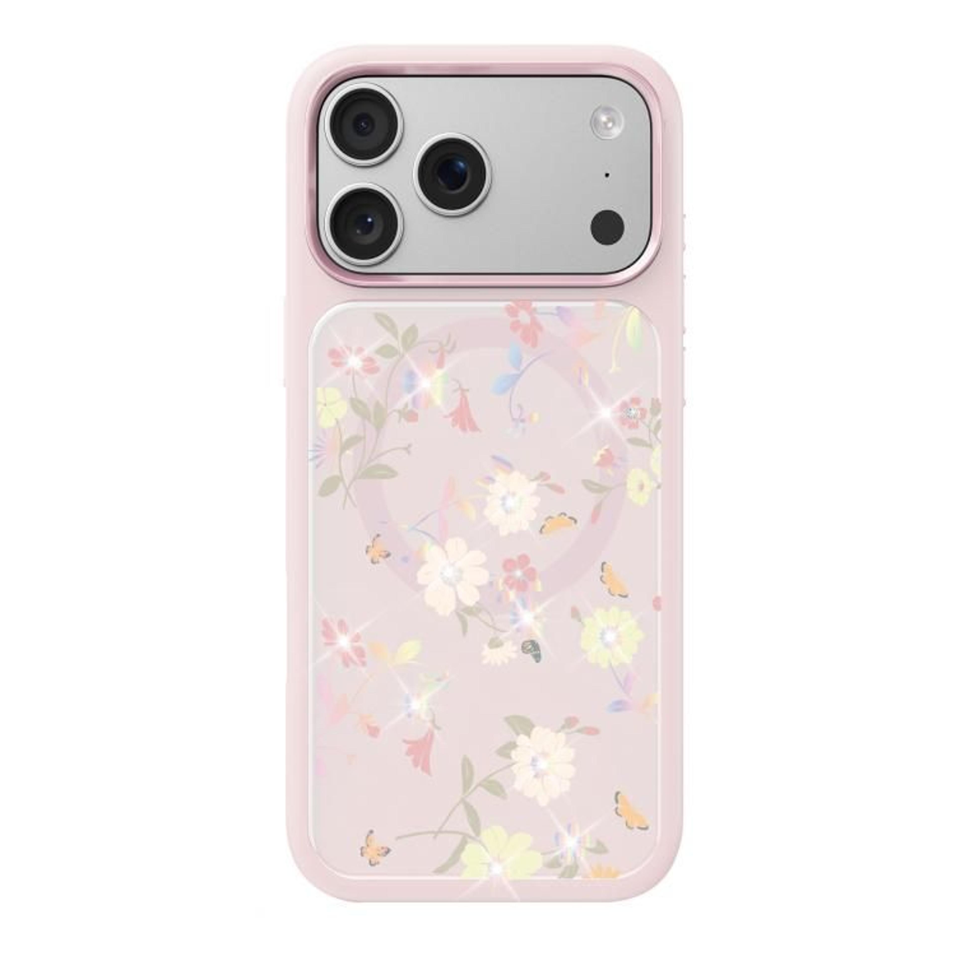 IPhone 18 Pro Magnetic Liquid Silicone Floral Phone Case 8