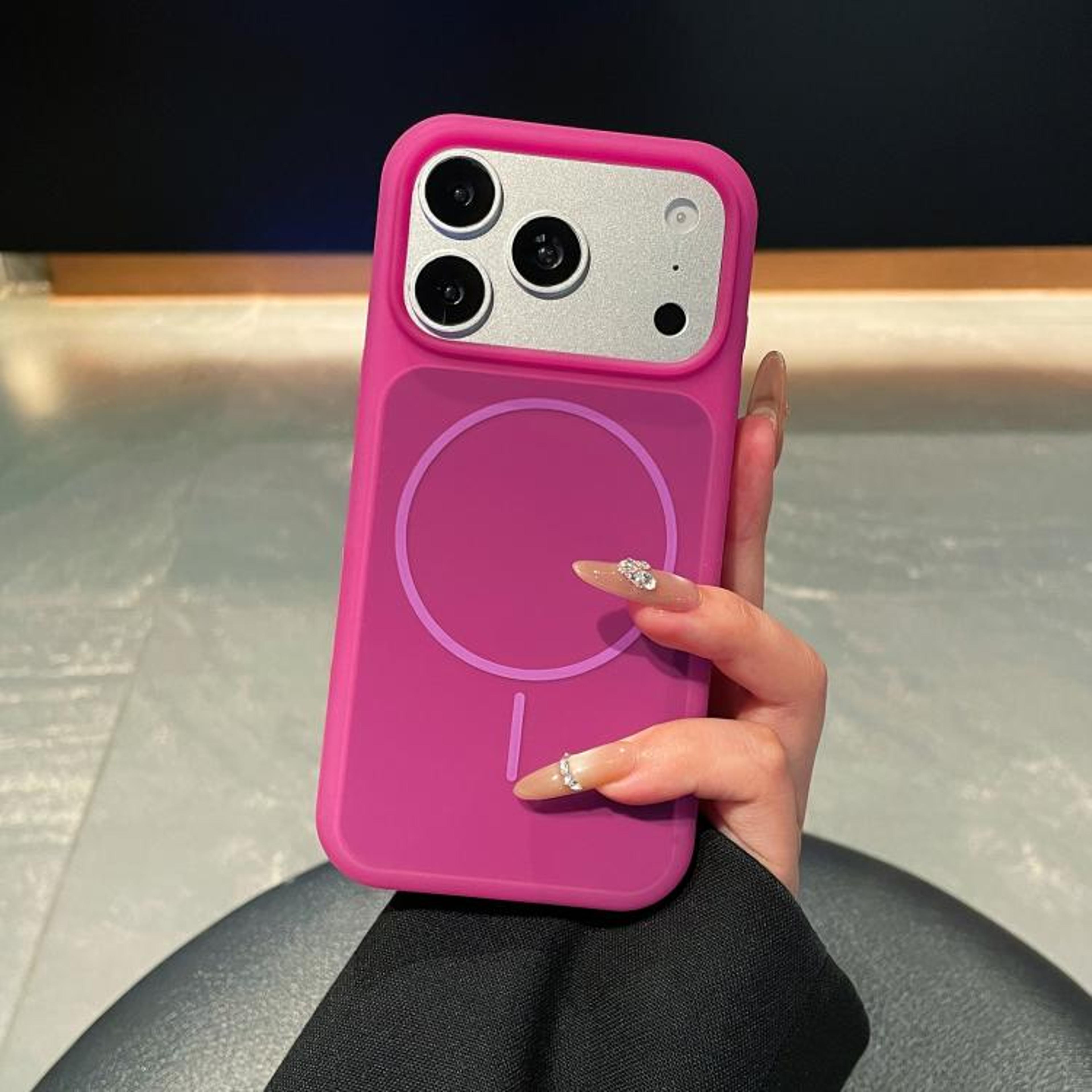 IPhone 18 Pro Max Liquid Silicone Magnetic Case With SkinFeel Finish 11