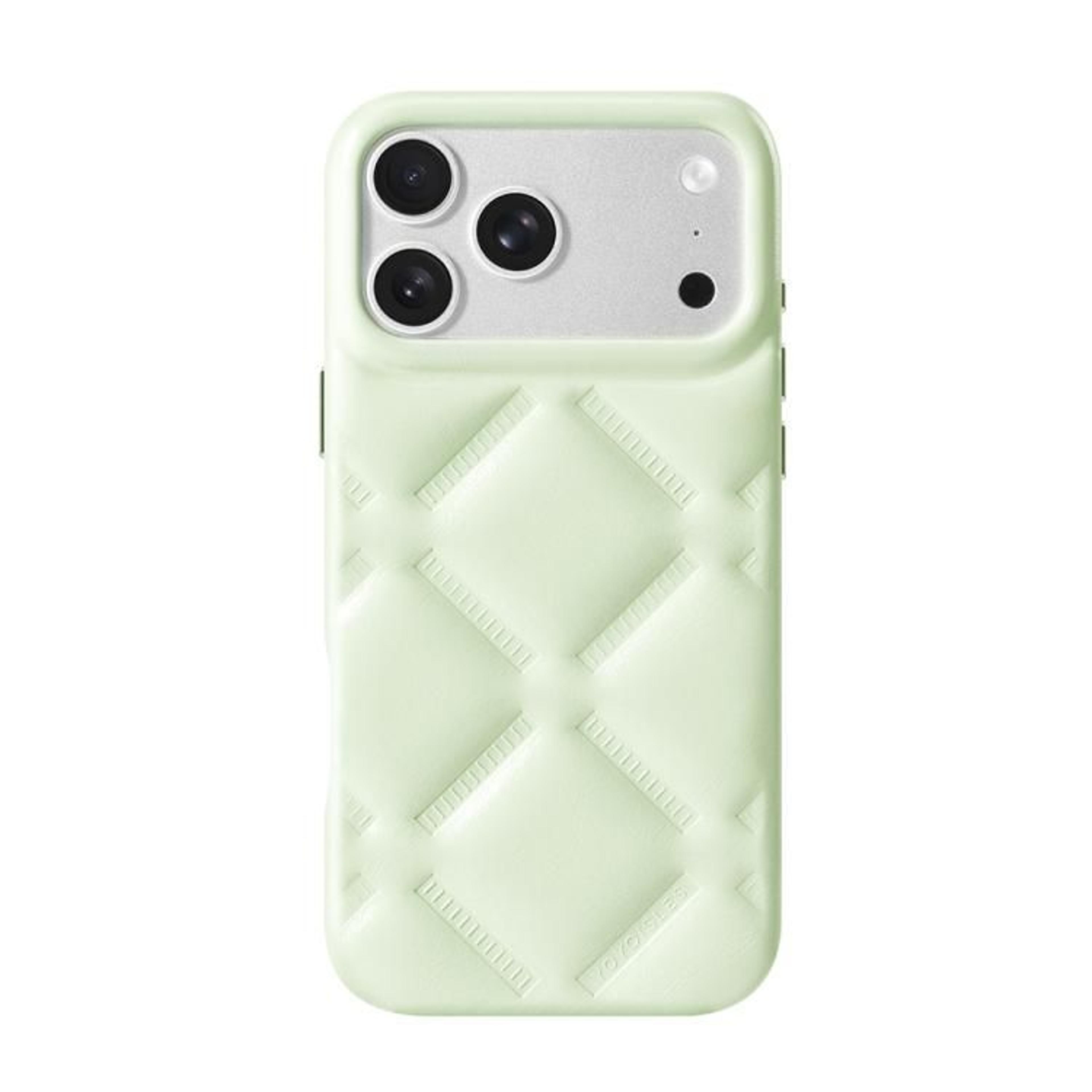 IPhone 18 Pro PU Leather Quilted Cloud Phone Case 6