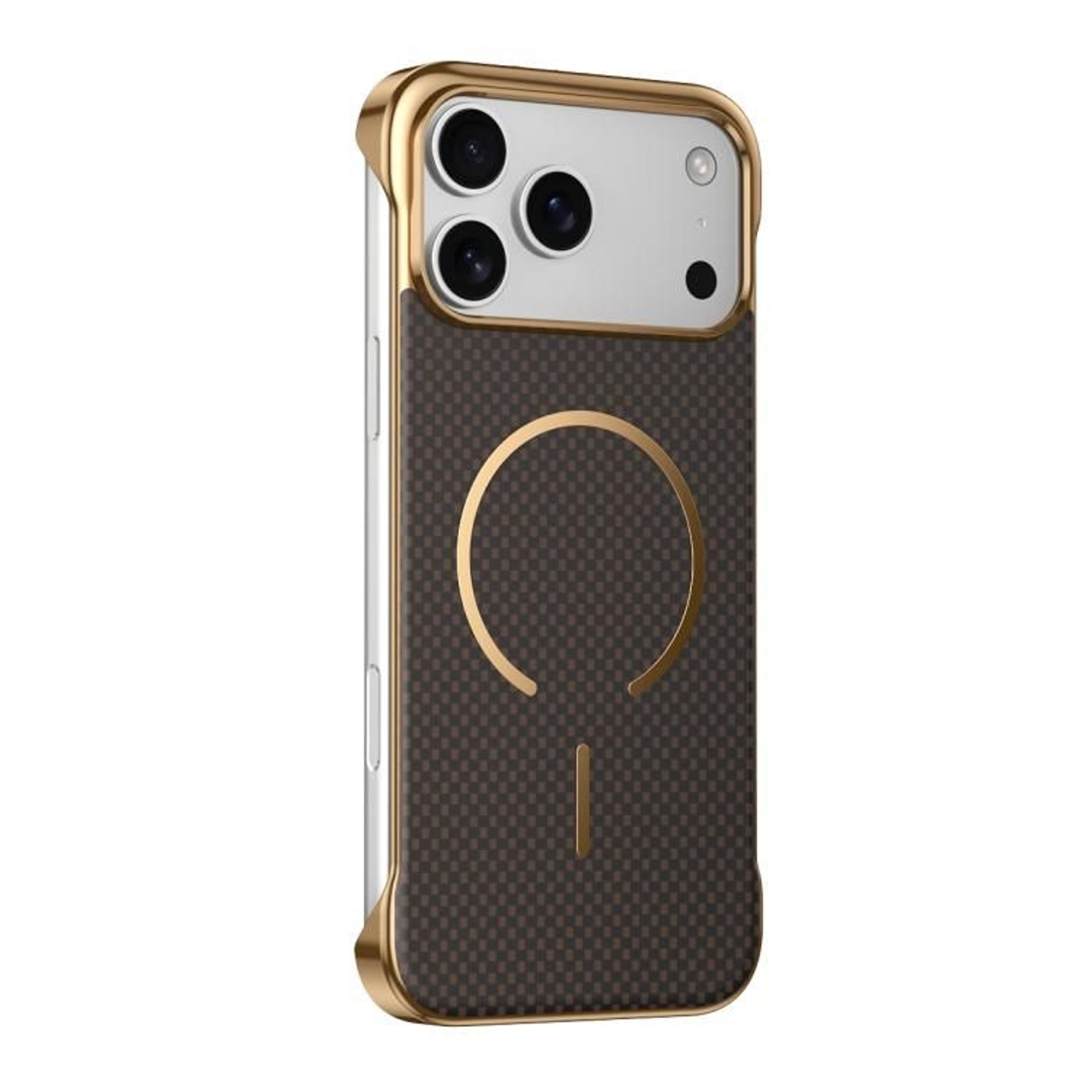 Borderless Kevlar Texture Magnetic Case For IPhone 18 Pro Max 9