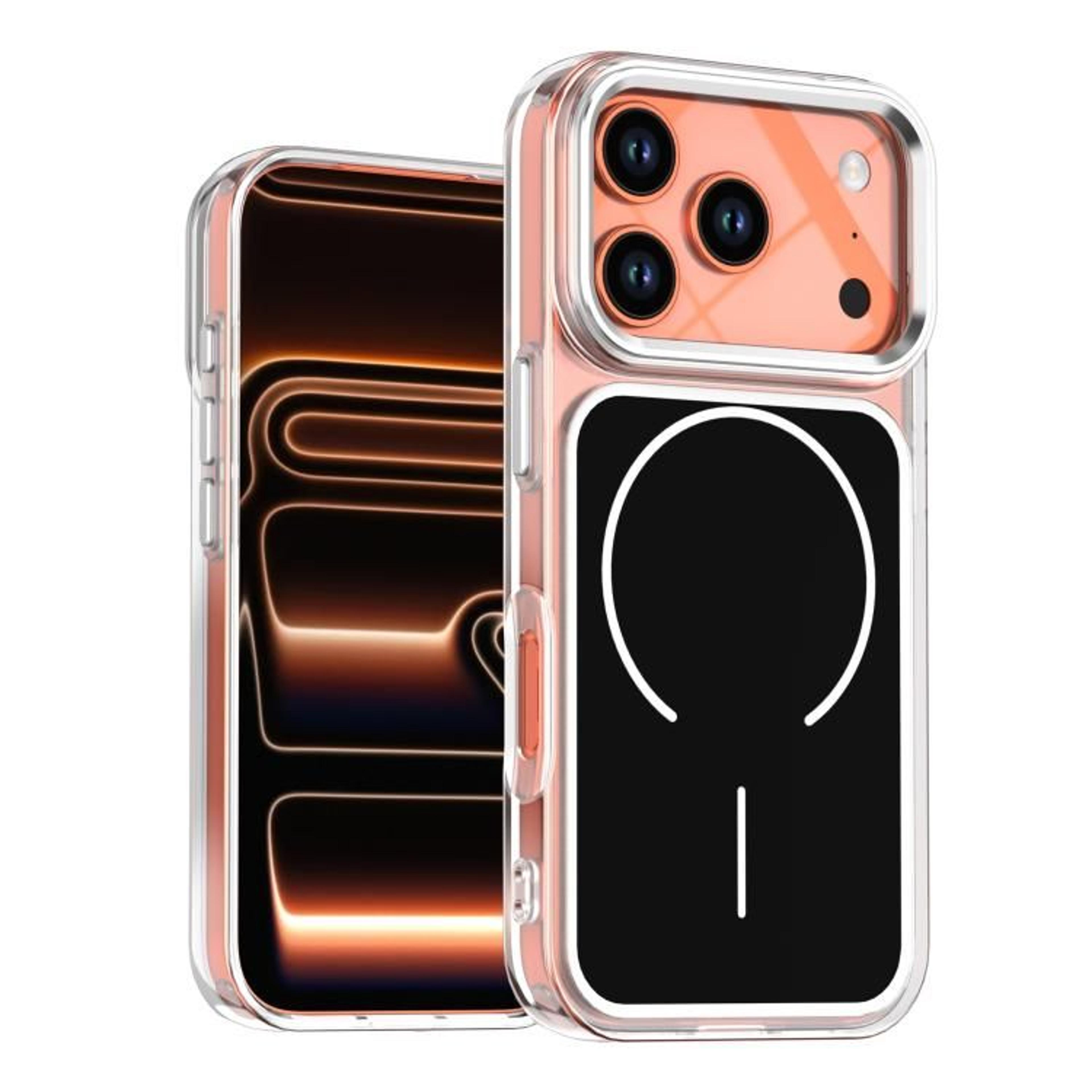 IPhone 18 Pro Max MagSafe Magnetic Phone Case With TwoColor Acrylic TPU Design 11