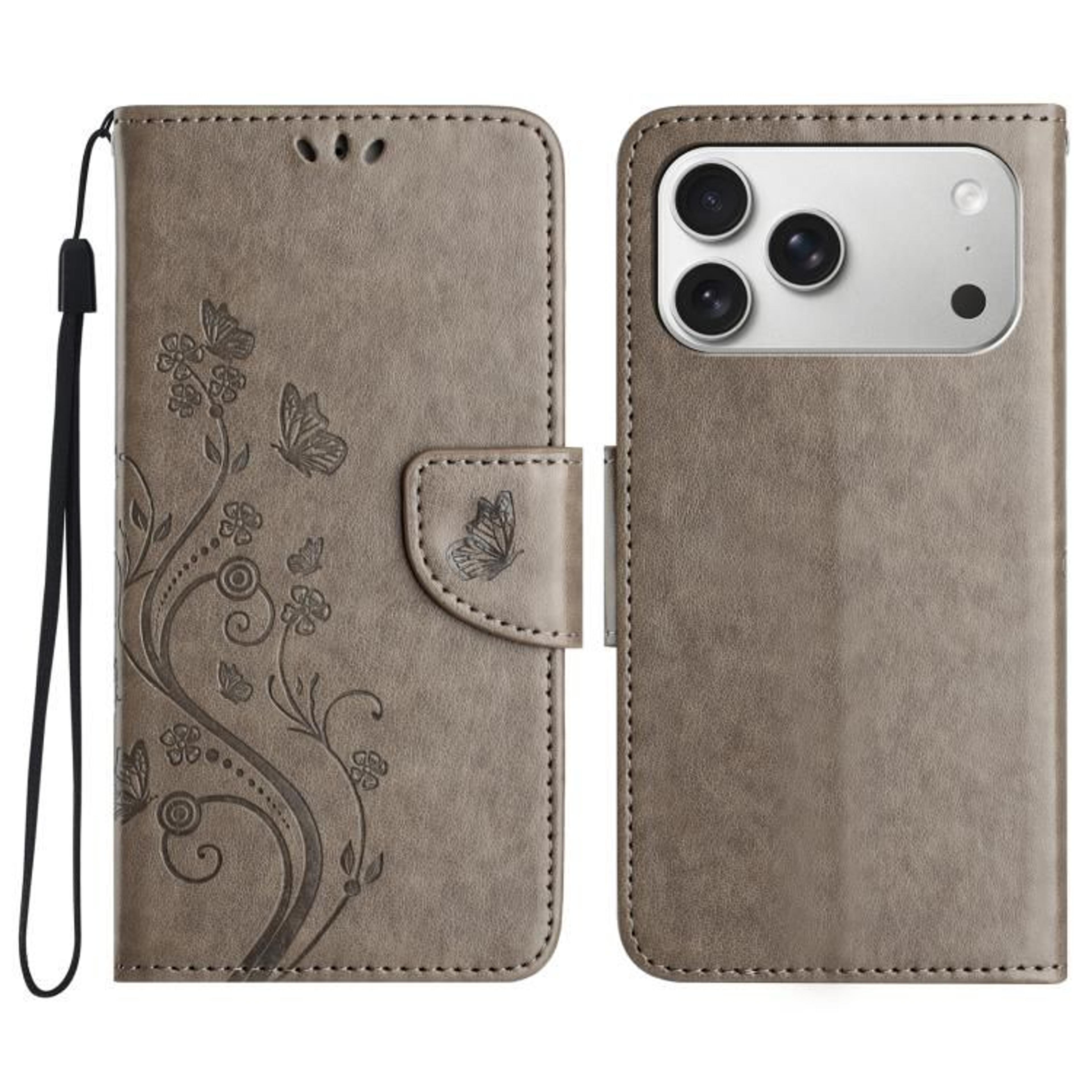 IPhone 18 Pro Max Butterfly Flower Flip Leather Wallet Case 10