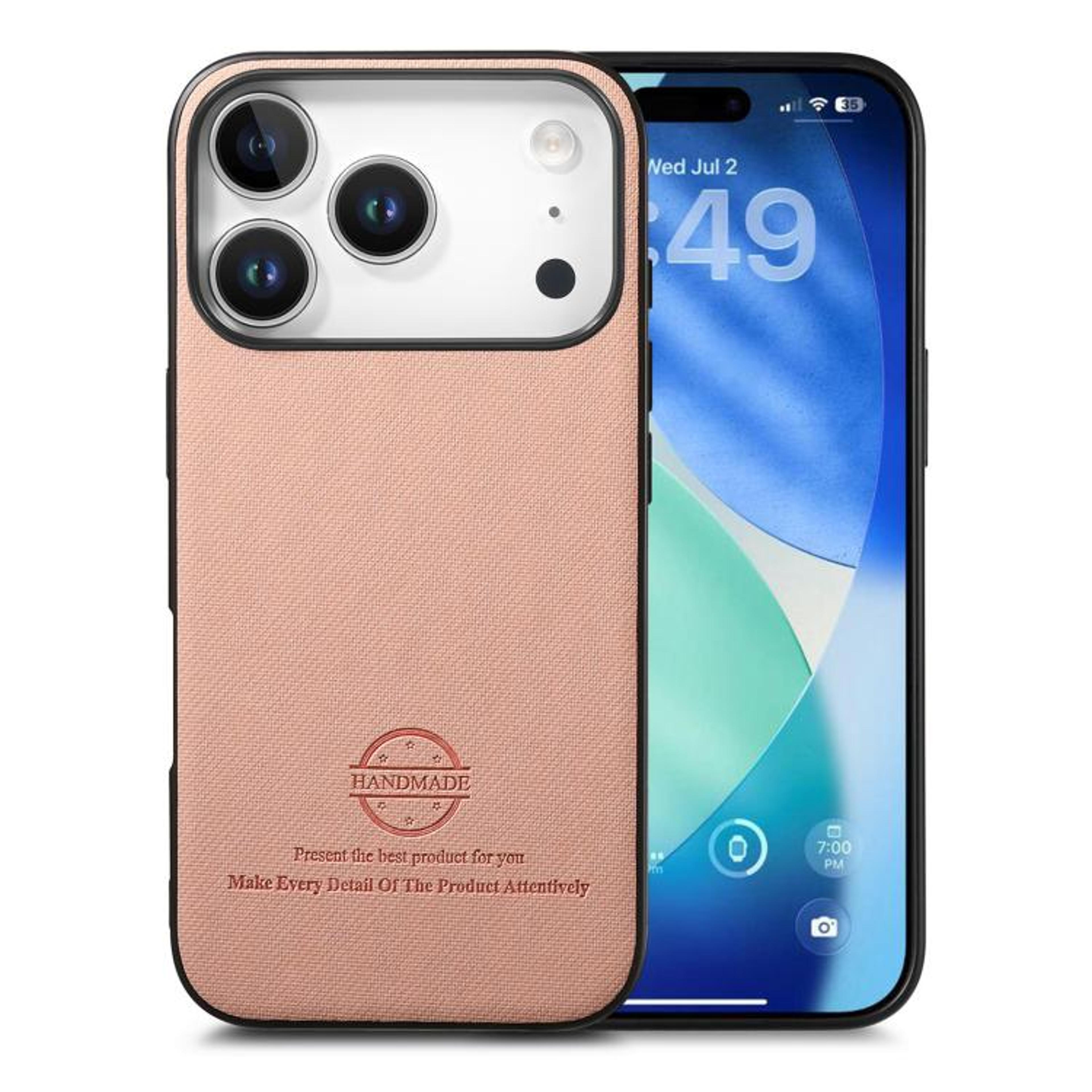 IPhone 18 Pro Leather TPU PC Protective Phone Case 10