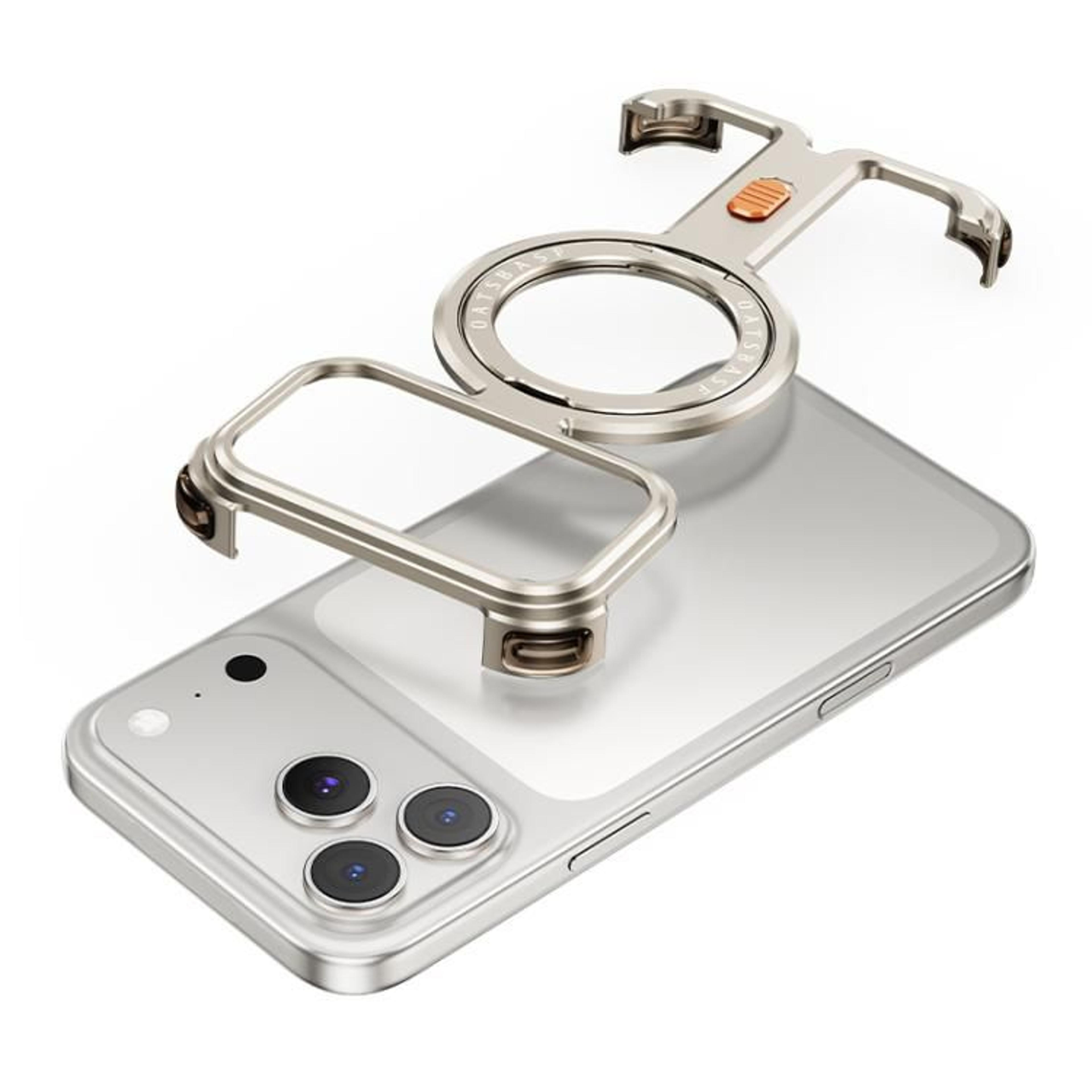 IPhone 18 Pro Magnetic Phone Case With 360 Degree Rotating Holder And Frameless Design 12