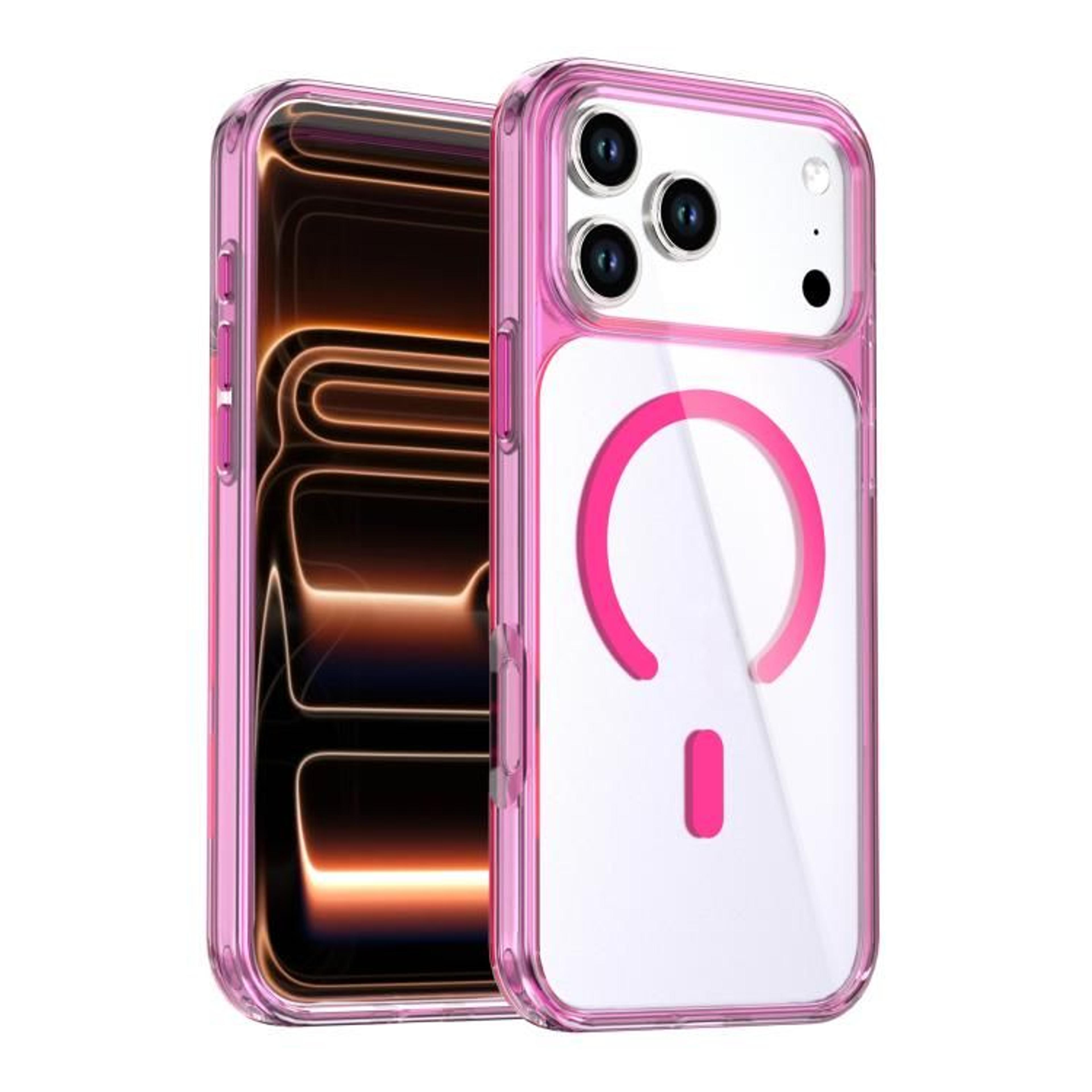 IPhone 18 Pro Max Magnetic Case With Crystal Colorful Design And Raised Edge Protection 9