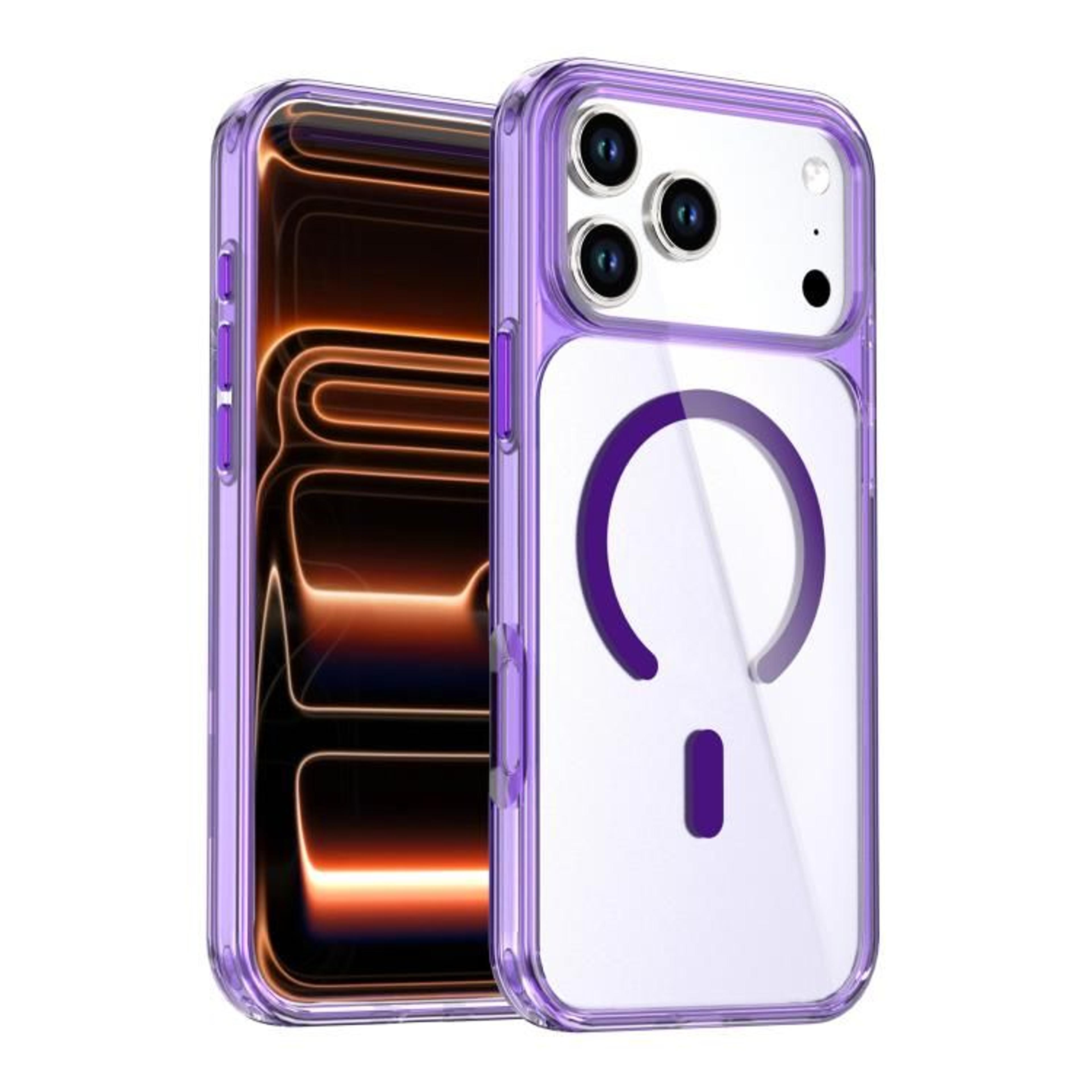 IPhone 18 Pro Max Magnetic Case With Crystal Colorful Design And Raised Edge Protection 11
