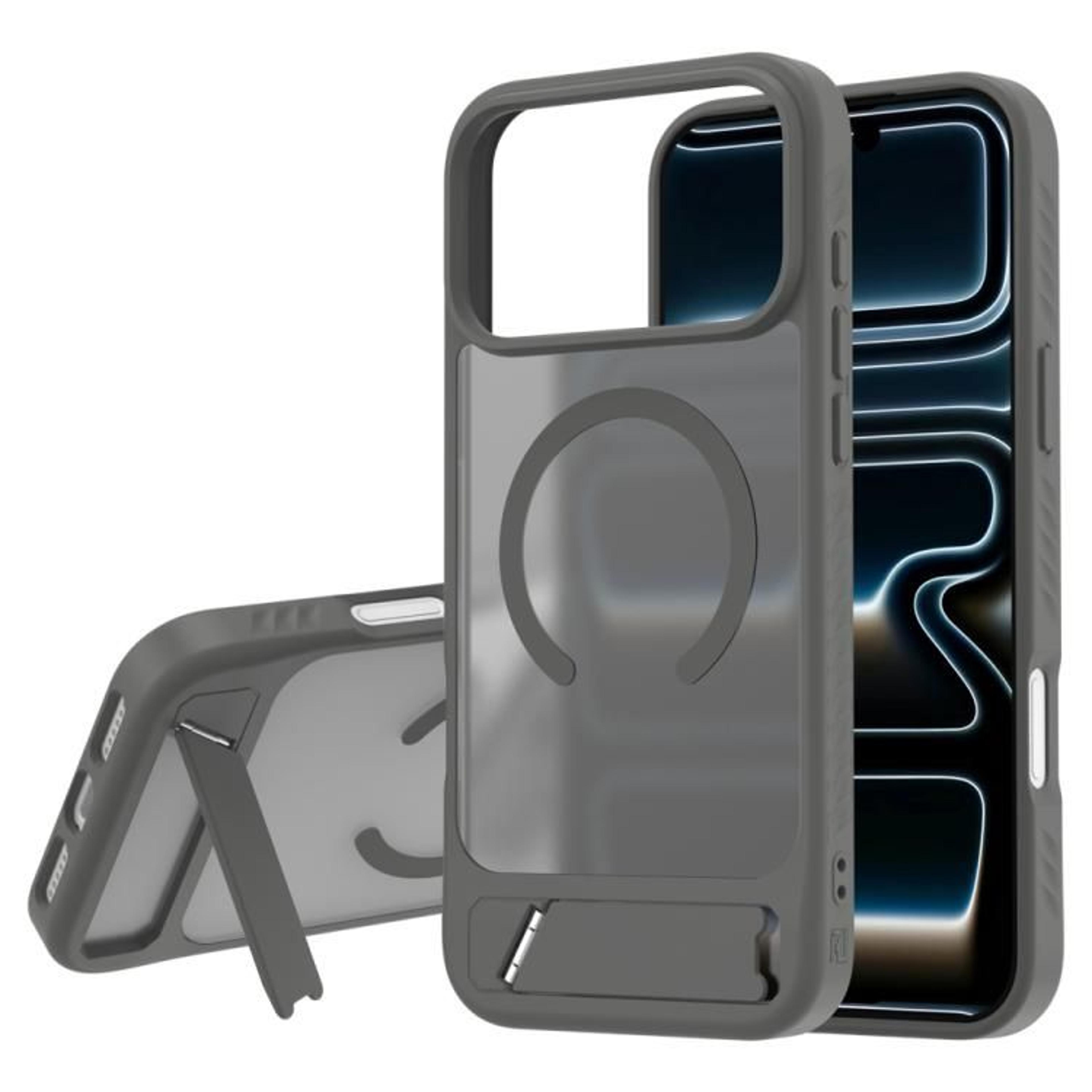 IPhone 18 Pro Magnetic Phone Case With Hidden Adjustable Kickstand And Drop Protection 15