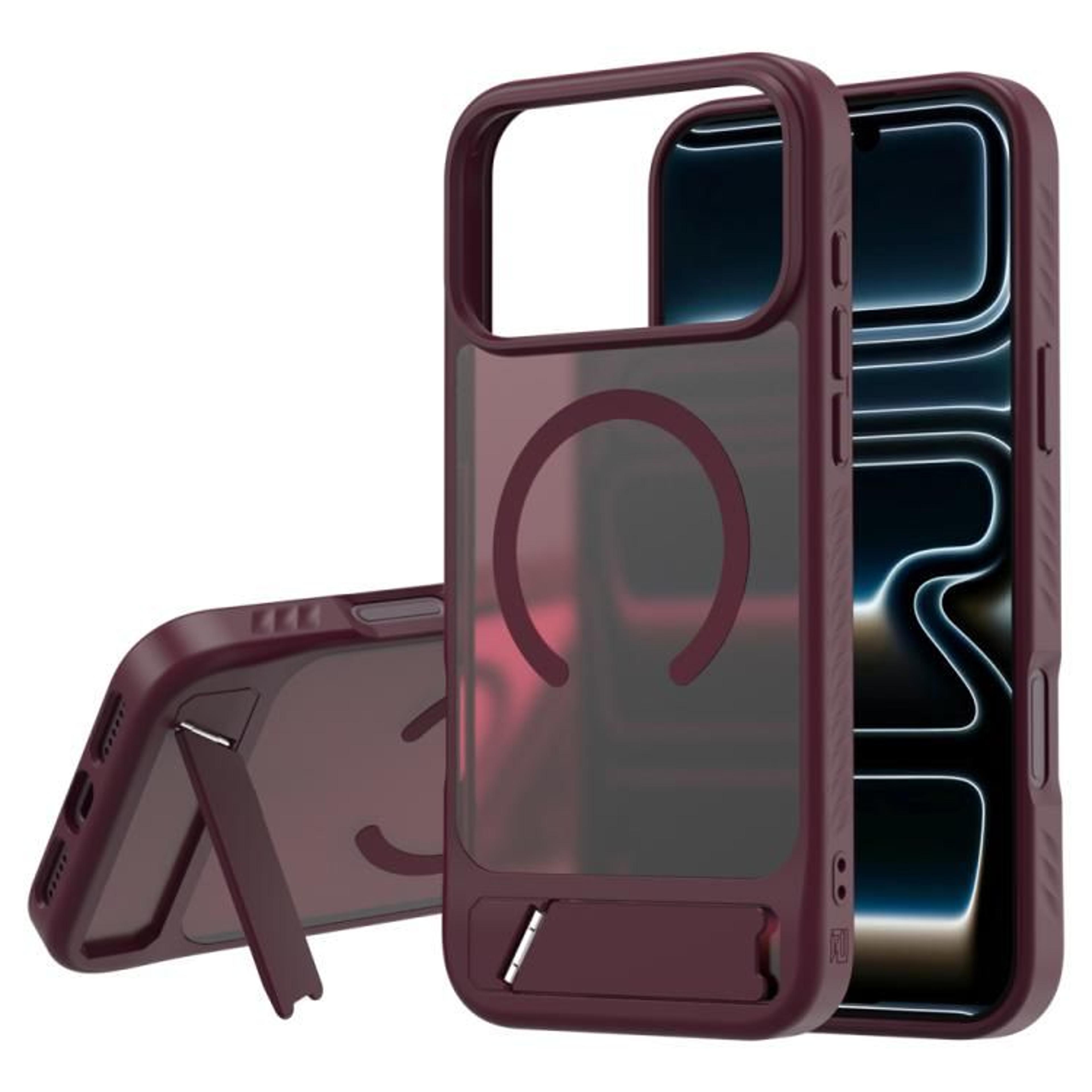IPhone 18 Pro Max Magnetic Phone Case With Hidden Adjustable Kickstand And Drop Protection 15