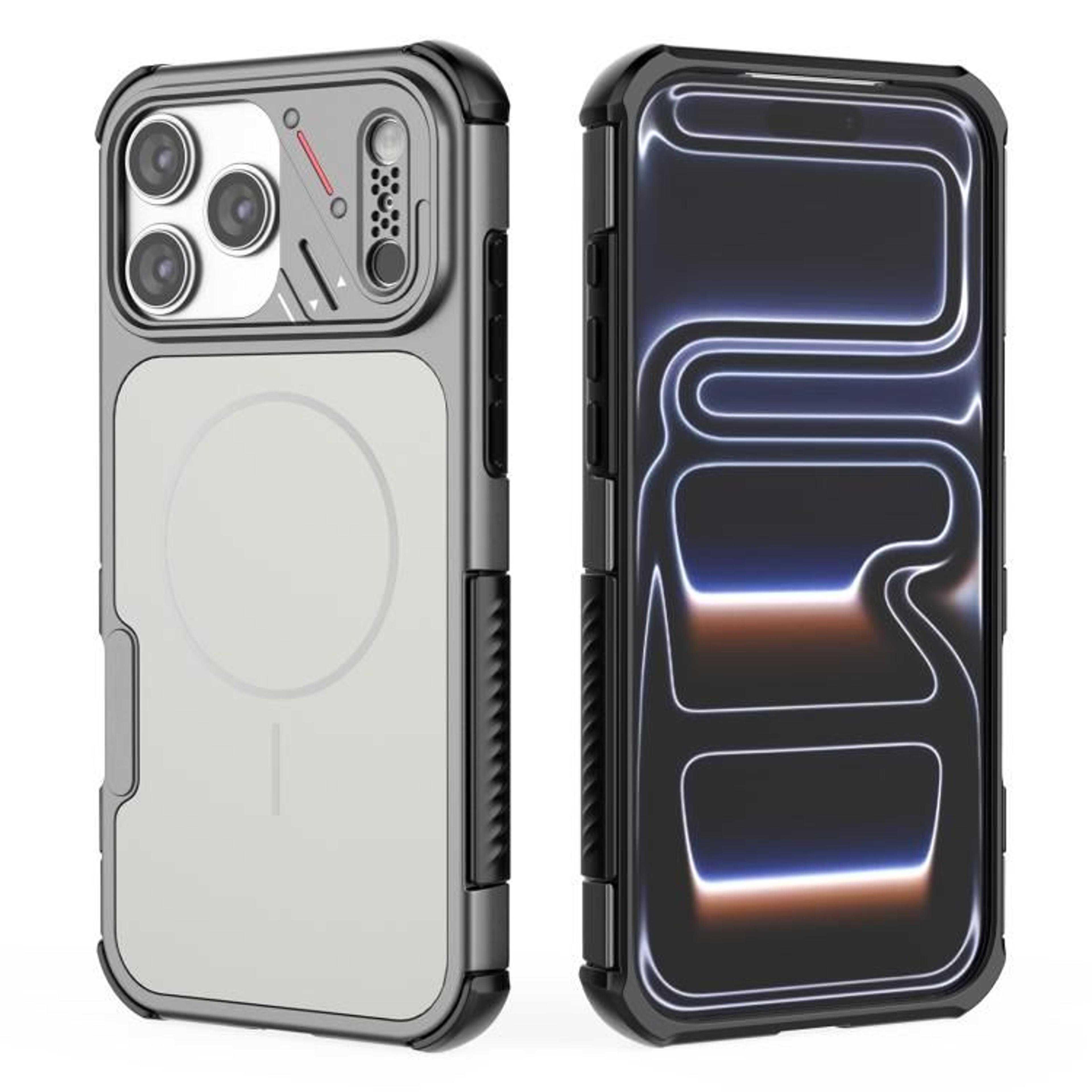 IPhone 18 Pro Max Magnetic Shockproof Case With Heat Dissipation And TPU PC Protection 8