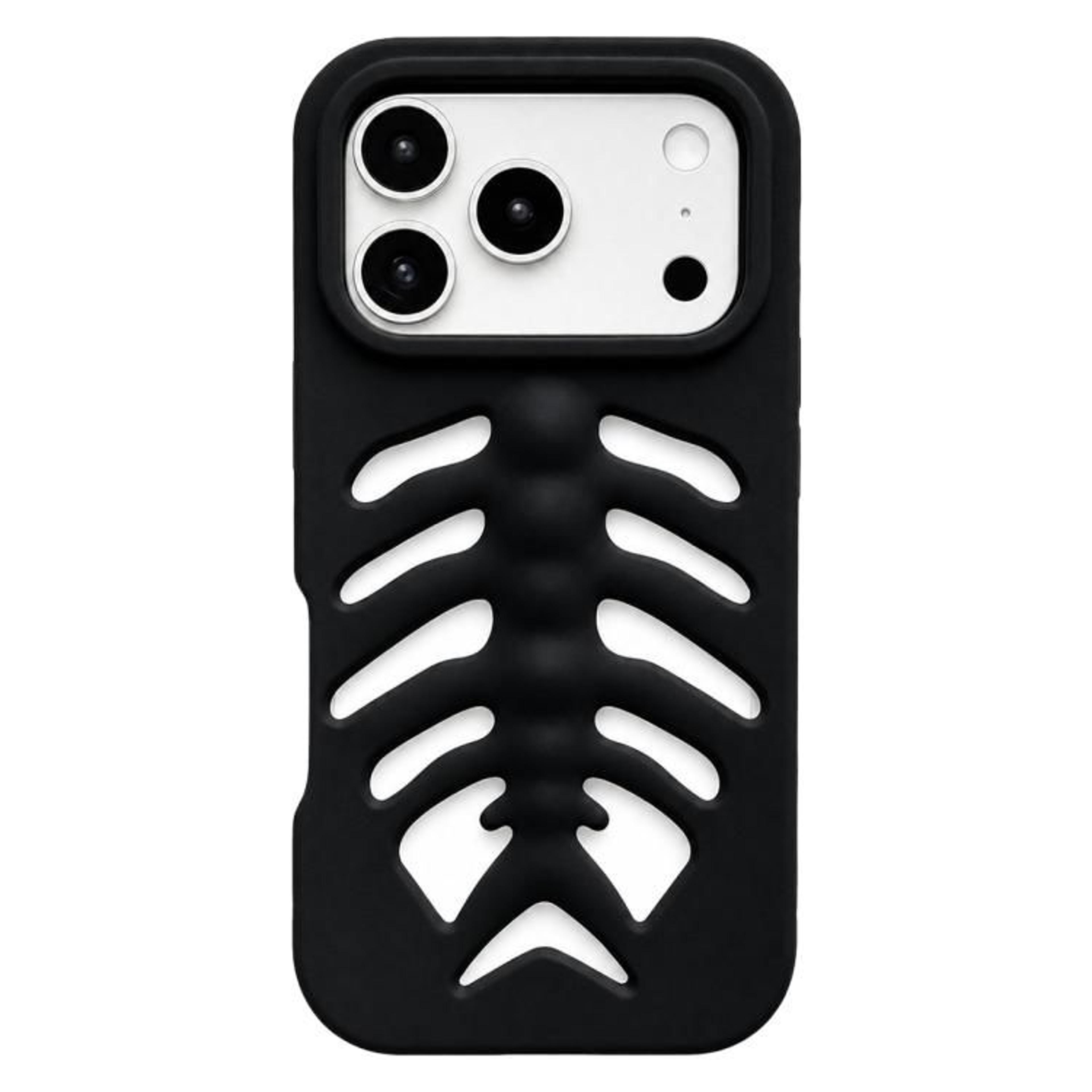 Silicone Fishbone Magnetic Phone Case For IPhone 18 Pro Max 4