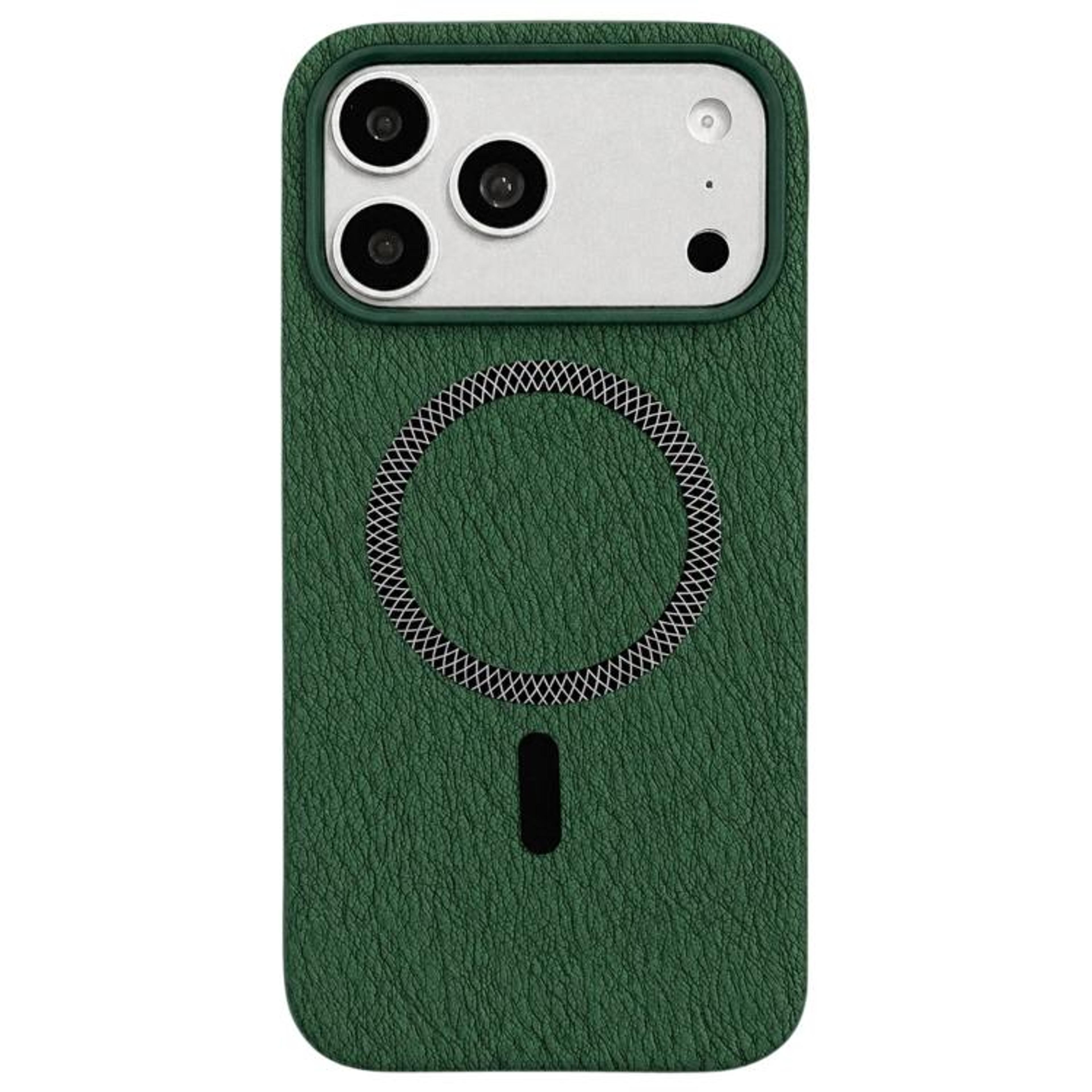 Rhombus Texture Magnetic IPhone 18 Pro Case Hybrid Clear Acrylic TPU Cover 9