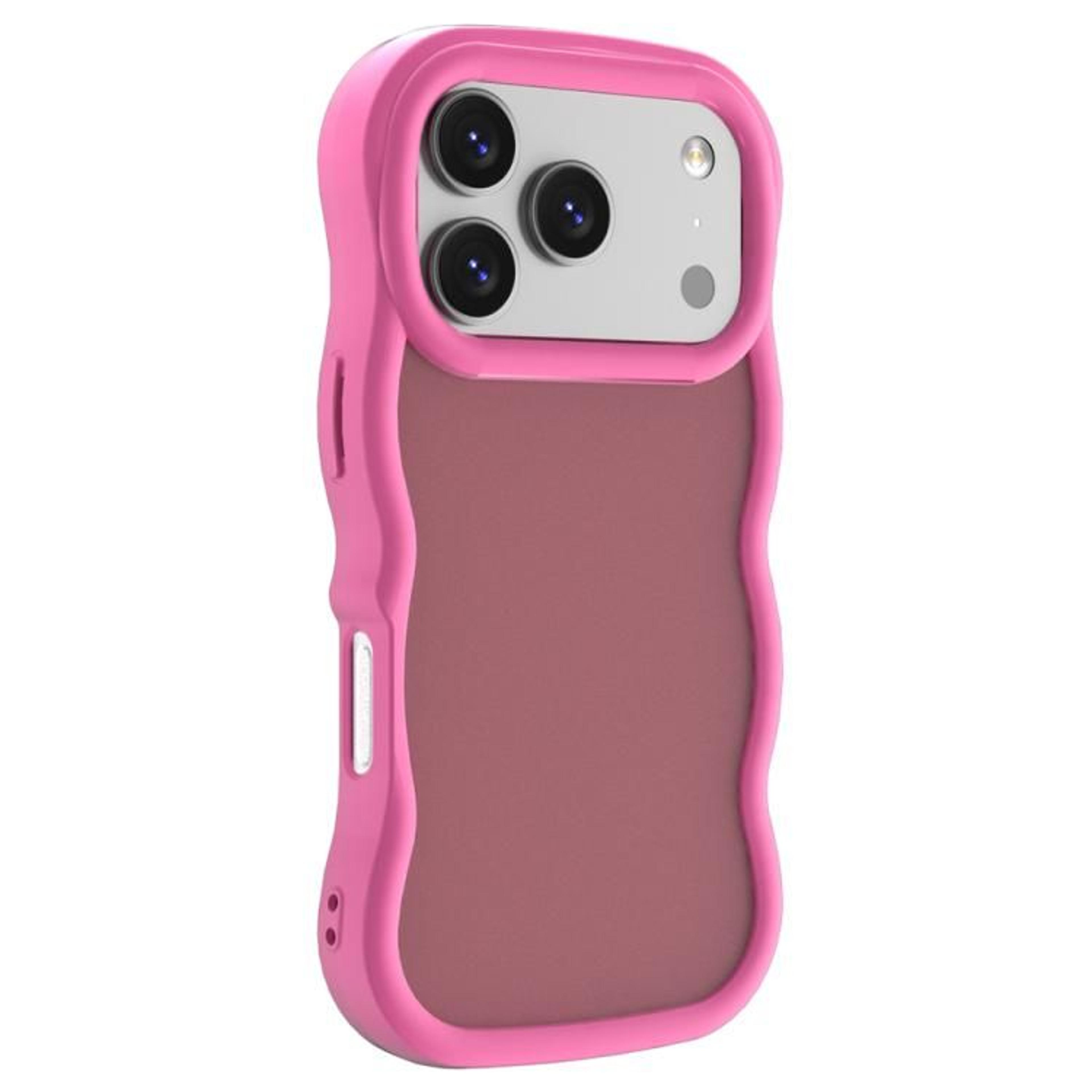 IPhone 18 Pro Wave Skin Feel Phone Case Thin PC TPU Cover 12