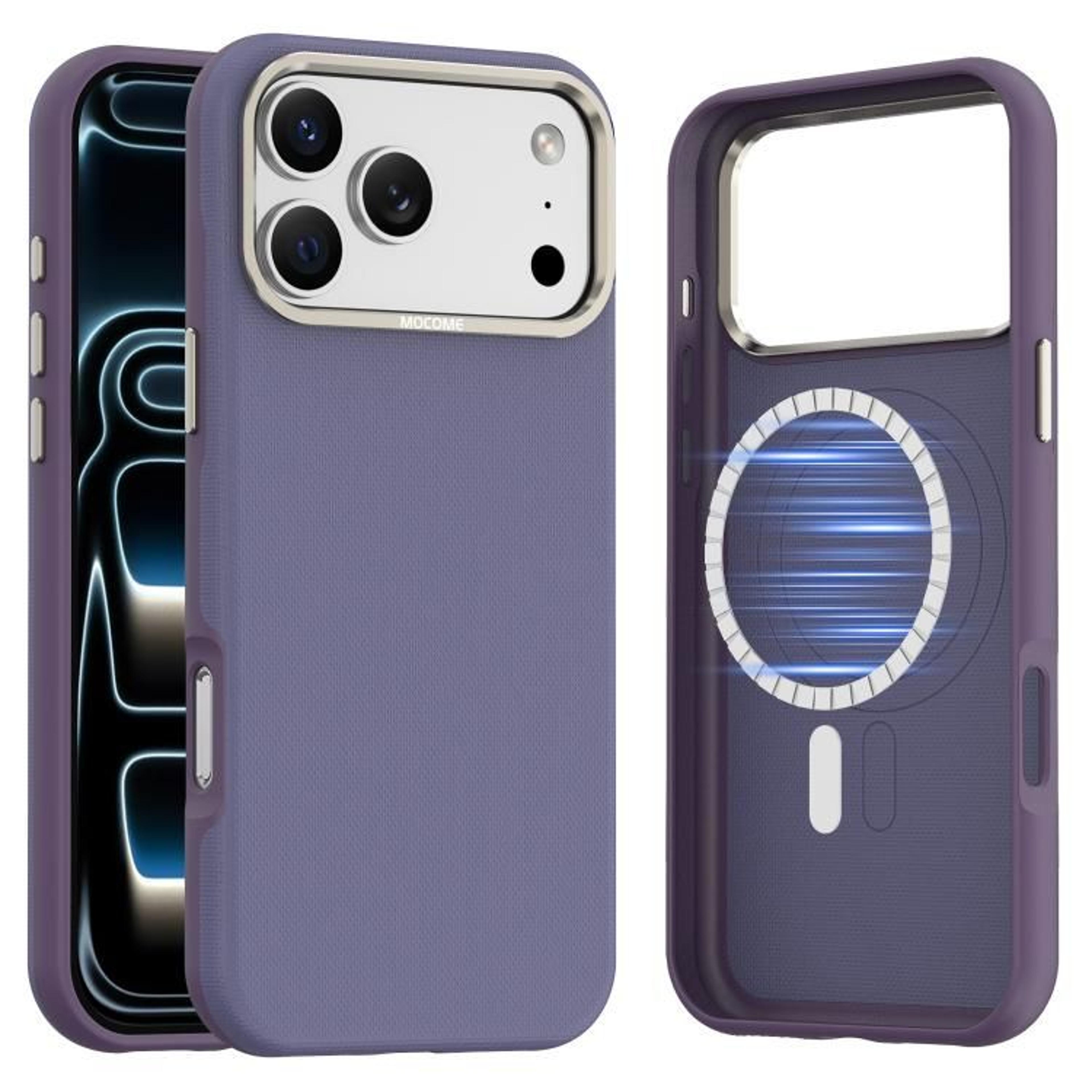 Plain Magnetic Shockproof Phone Case For IPhone 18 Pro Max Metal Lens Frame TPU Cover 8