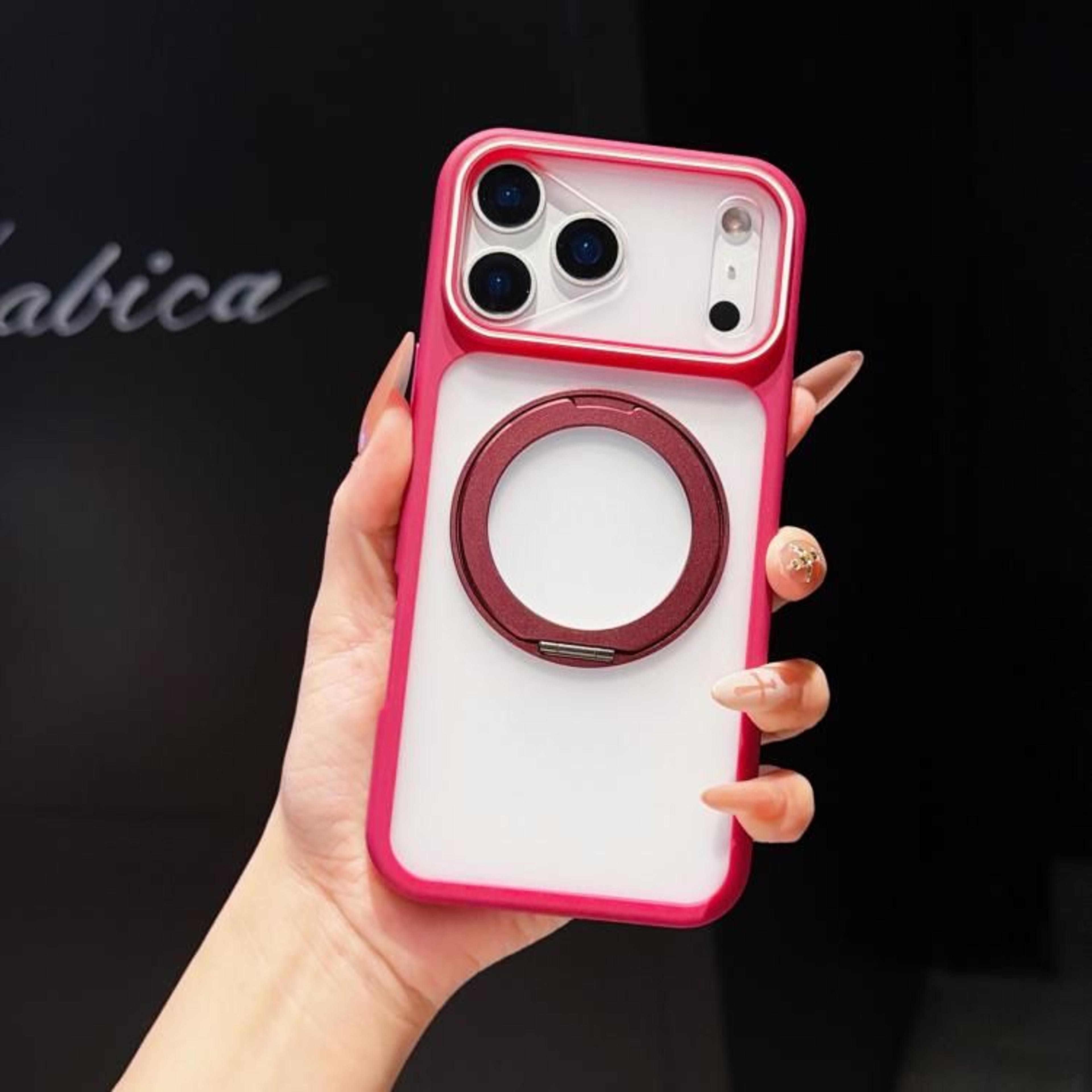 Matte Phone Case With 360 Rotation Ring Holder For IPhone 18 Pro 8