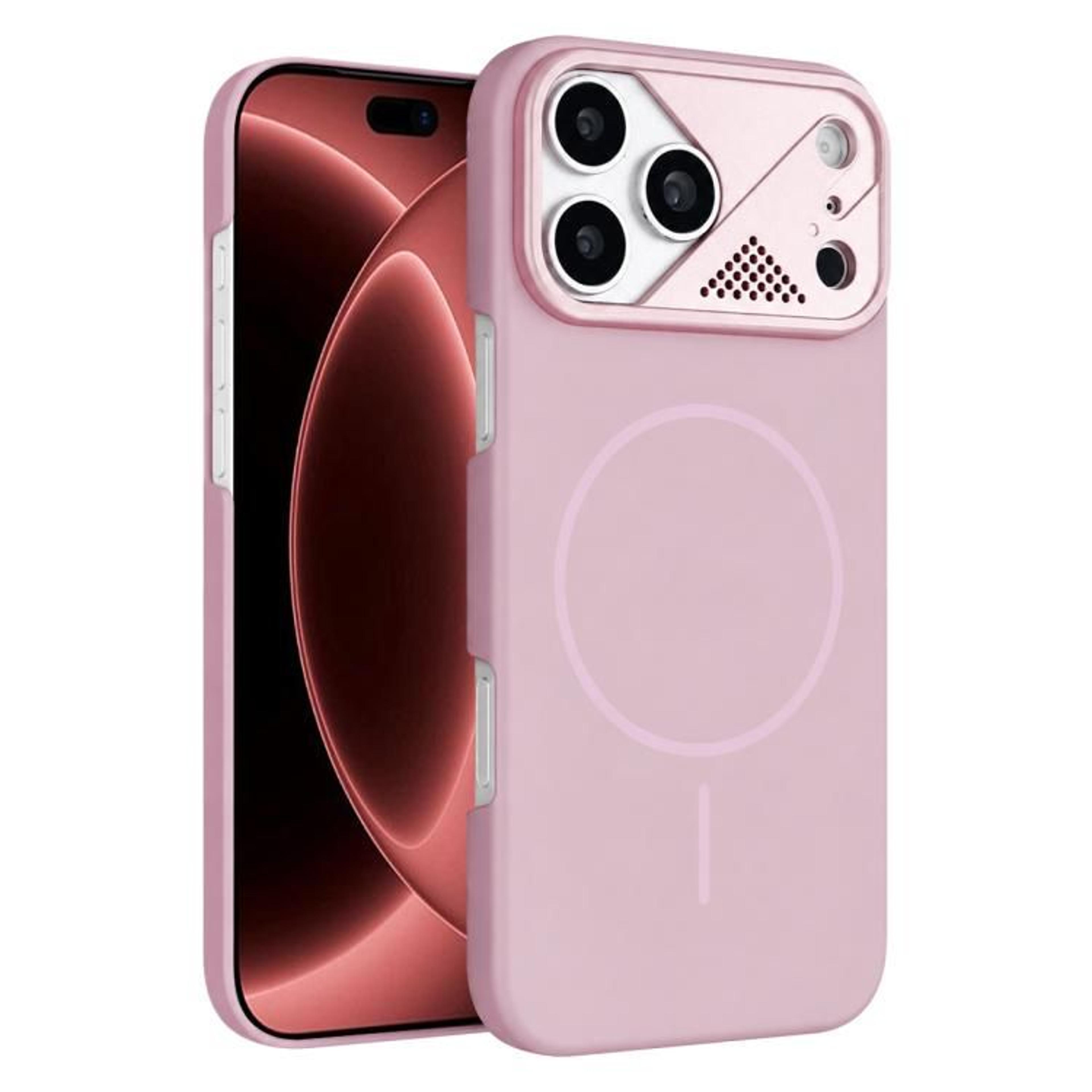 Ultra Thin Gold Armor PC Magnetic Phone Case Compatible With IPhone 18 Pro Max 13
