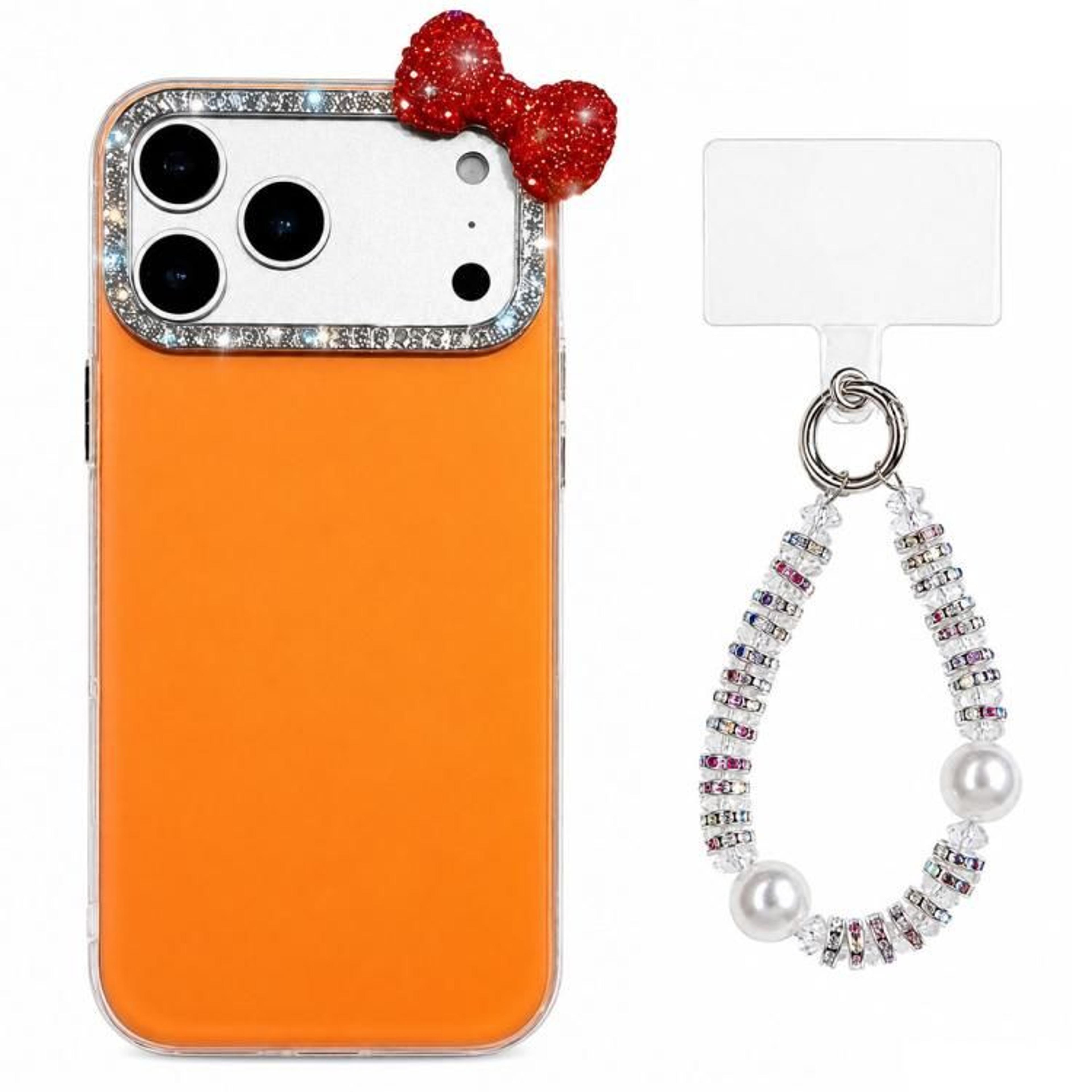 IPhone 18 Pro Max Dopamine Color IMD Phone Case With Beaded Wrist Strap 11