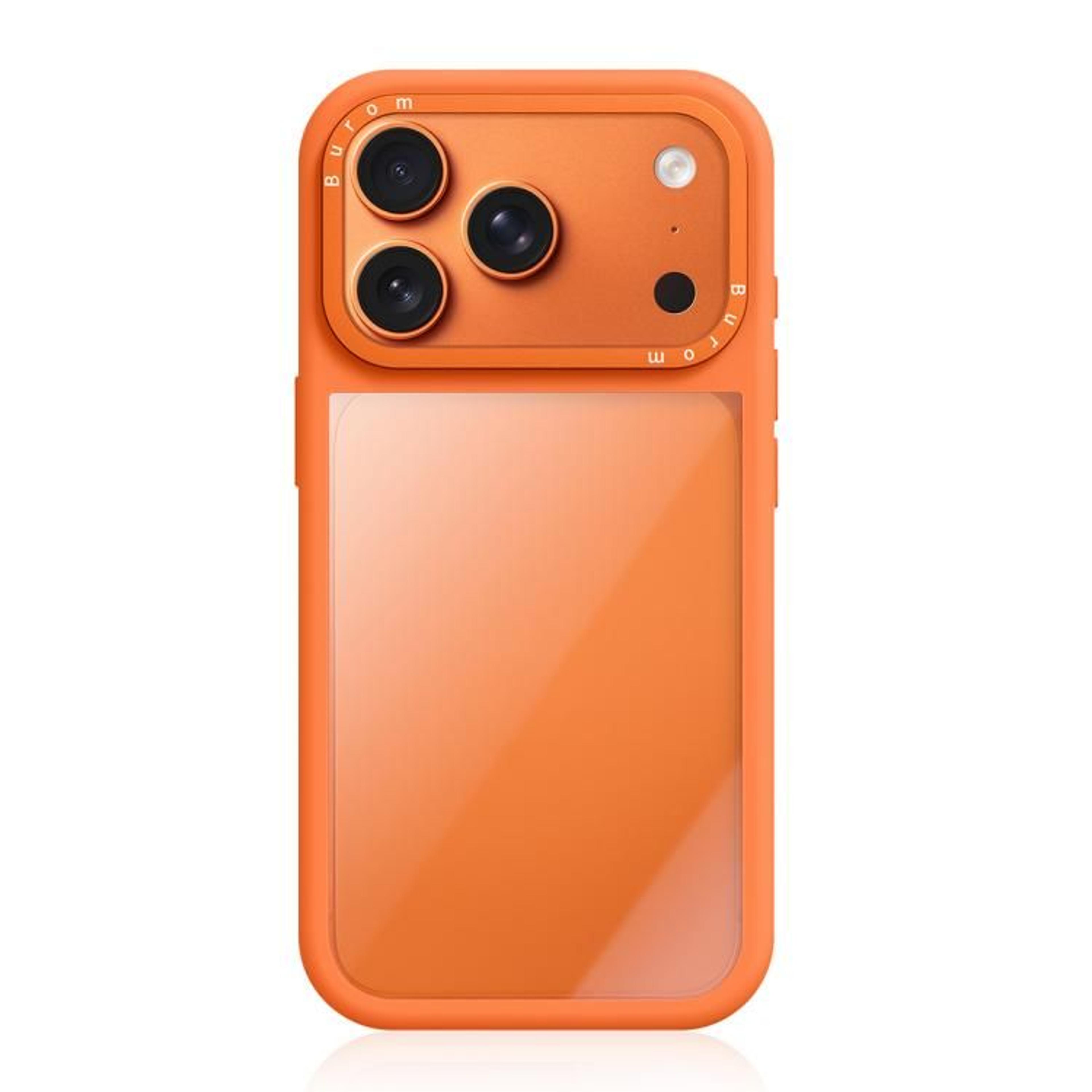 IPhone 18 Pro Clear Hybrid Case With Liquid Silicone Frame And Metal Lens Guard 17