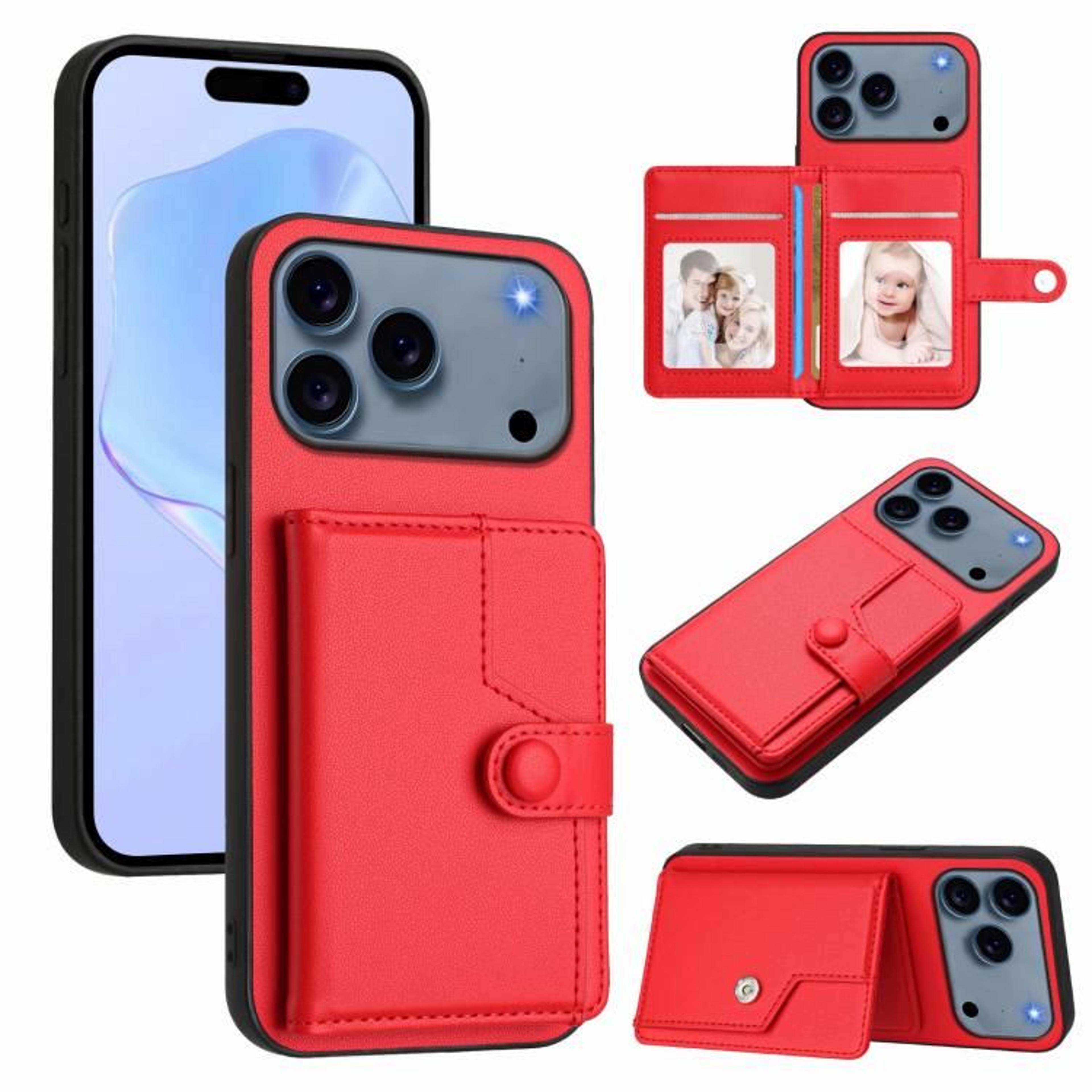 IPhone 18 Pro Max Wallet Case With Button Closure And RFID AntiTheft Design 8