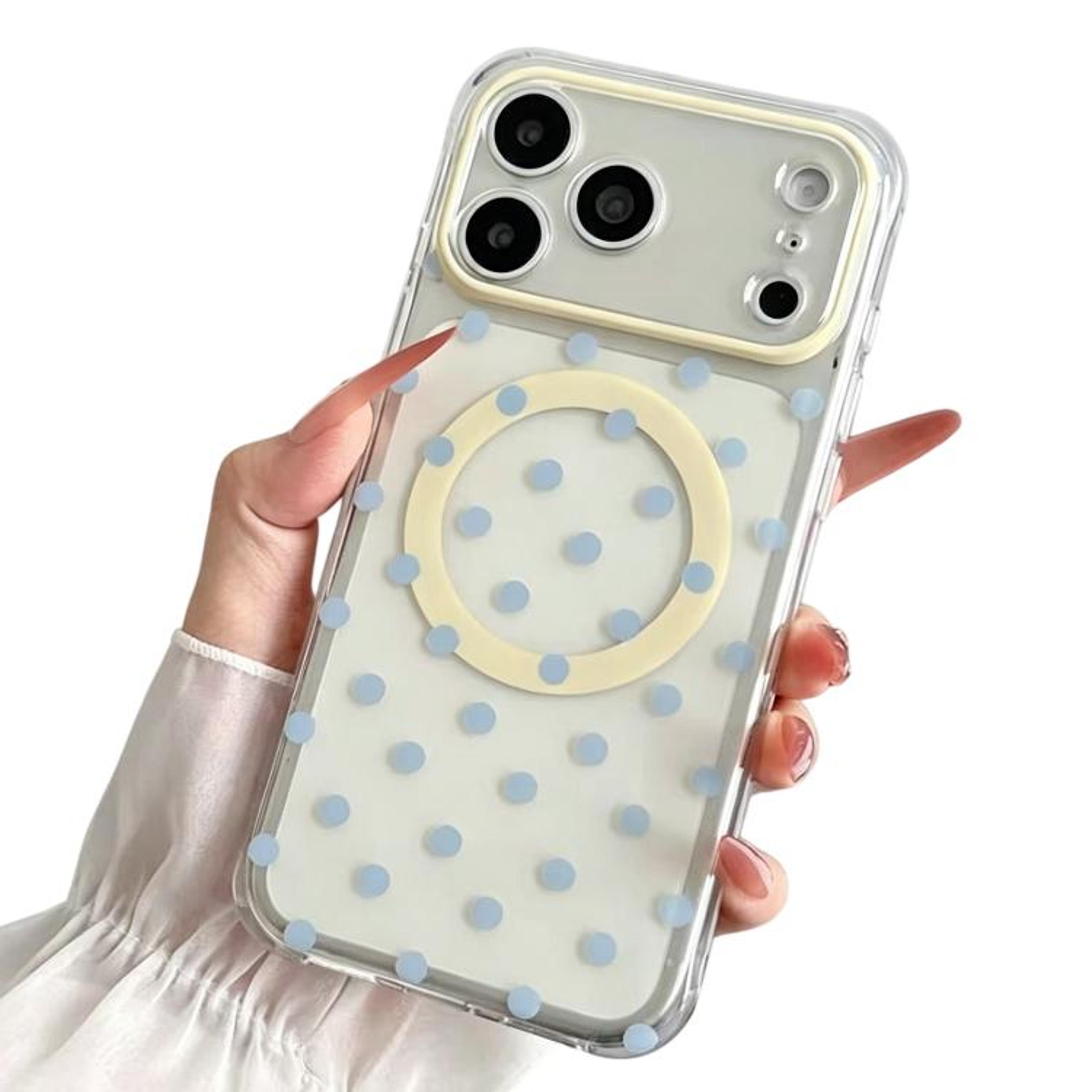 IPhone 18 Pro Max Magnetic Case With Translucent Dots Pattern 6