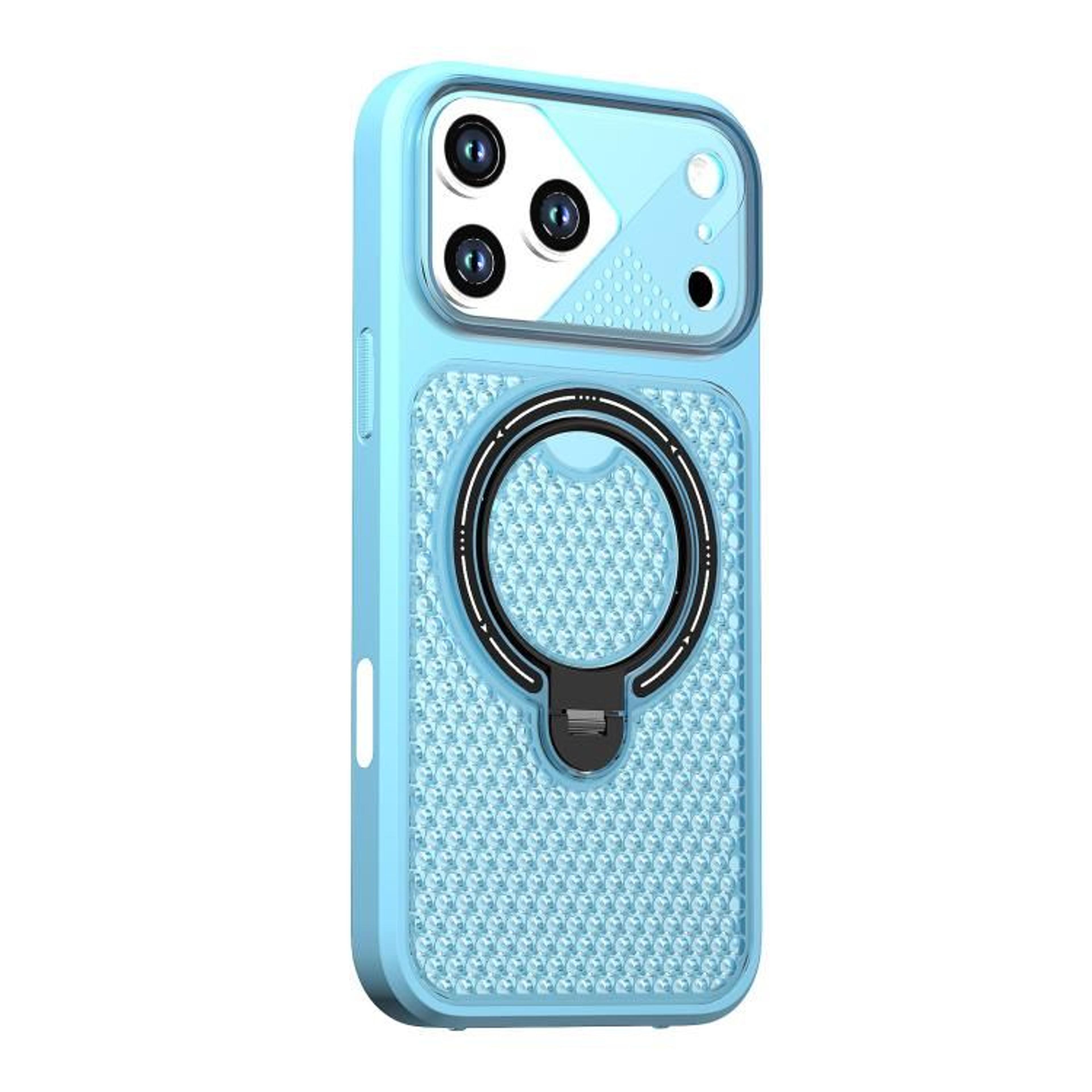 IPhone 18 Pro Magnetic Cooling Case With 360 Rotating Ring Stand 11