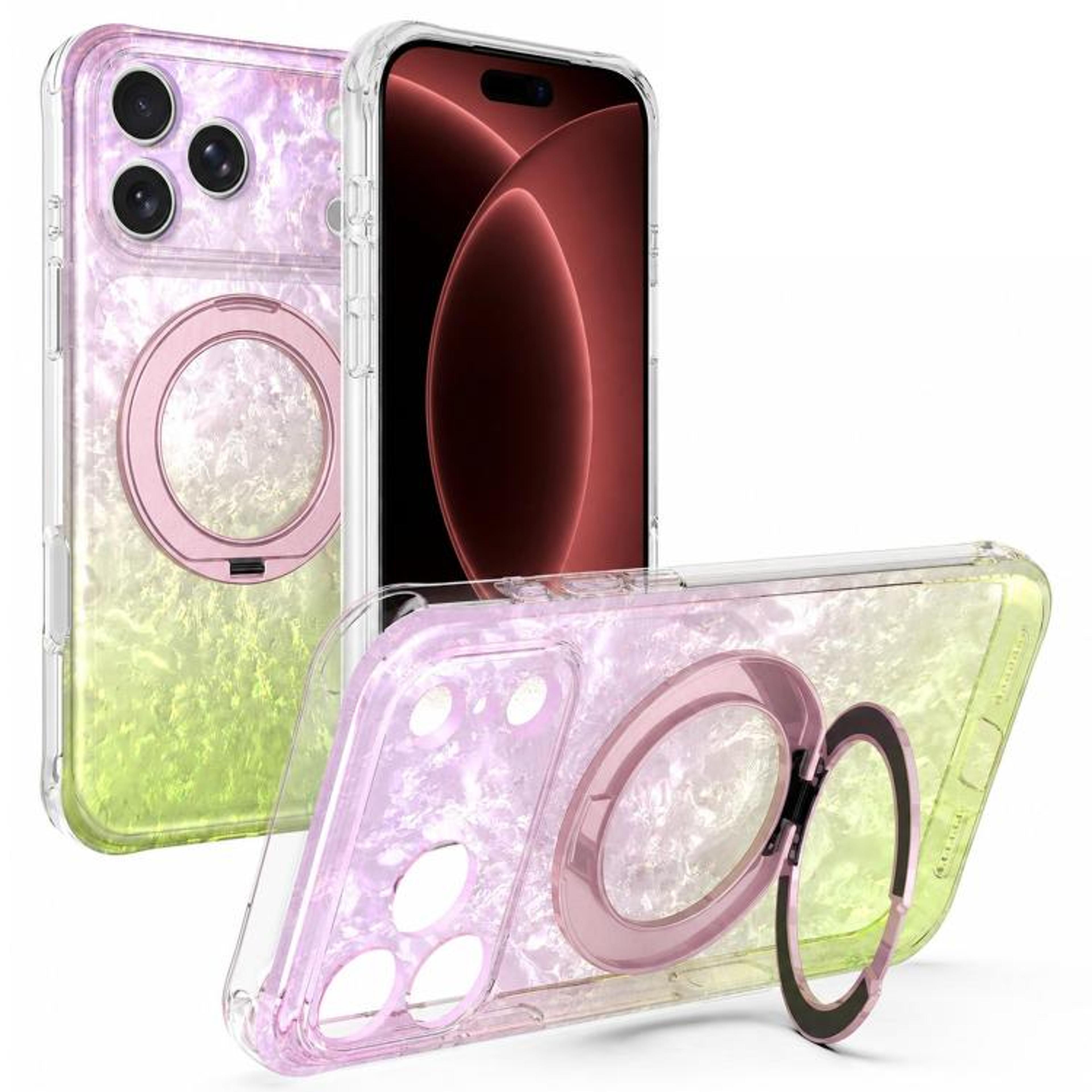 IPhone 18 Pro Magnetic Case With 360 Rotating Stand And Camera Protection 8