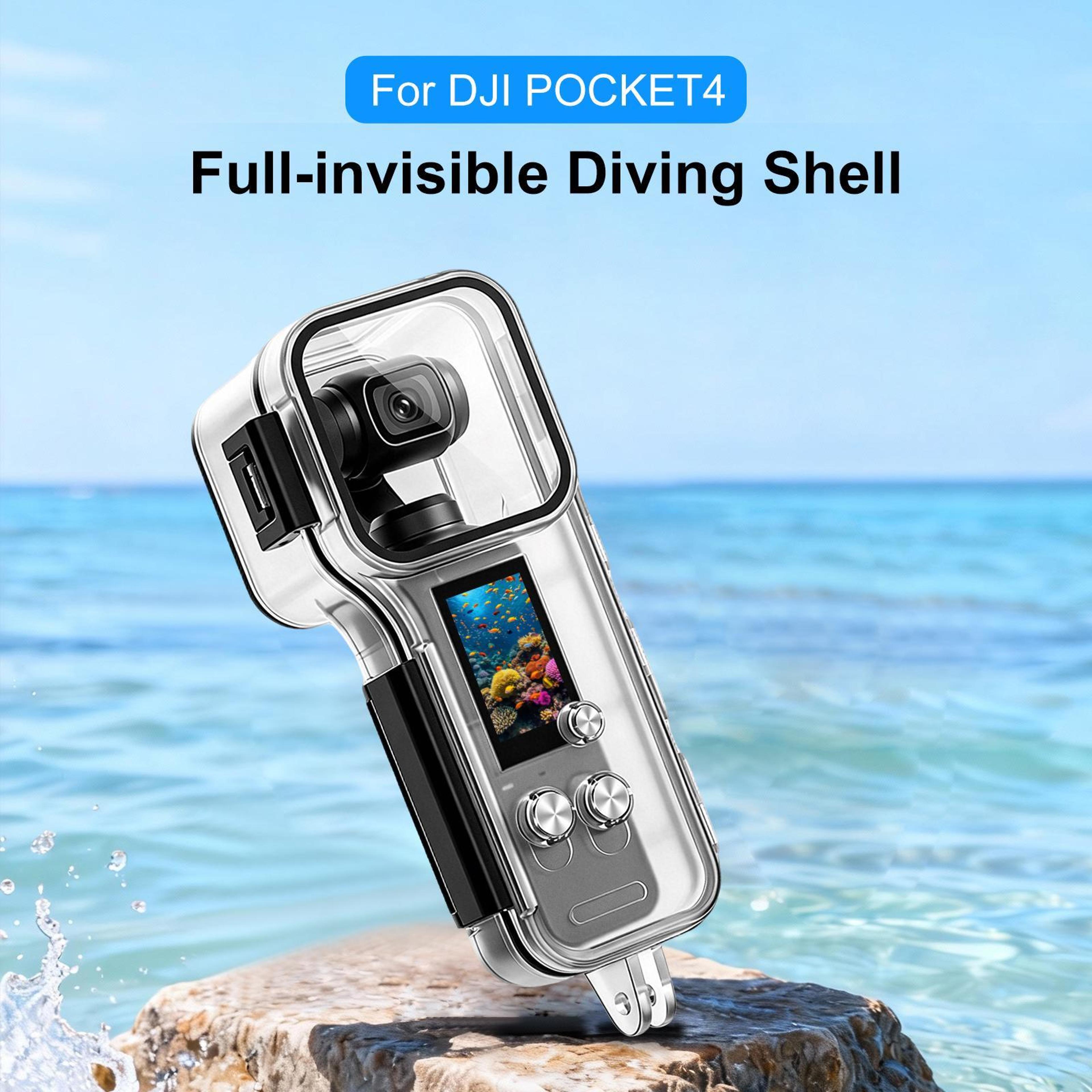 Puluz DJI Osmo Pocket 4 50m Waterproof Diving Housing Case  Underwater Protection 1