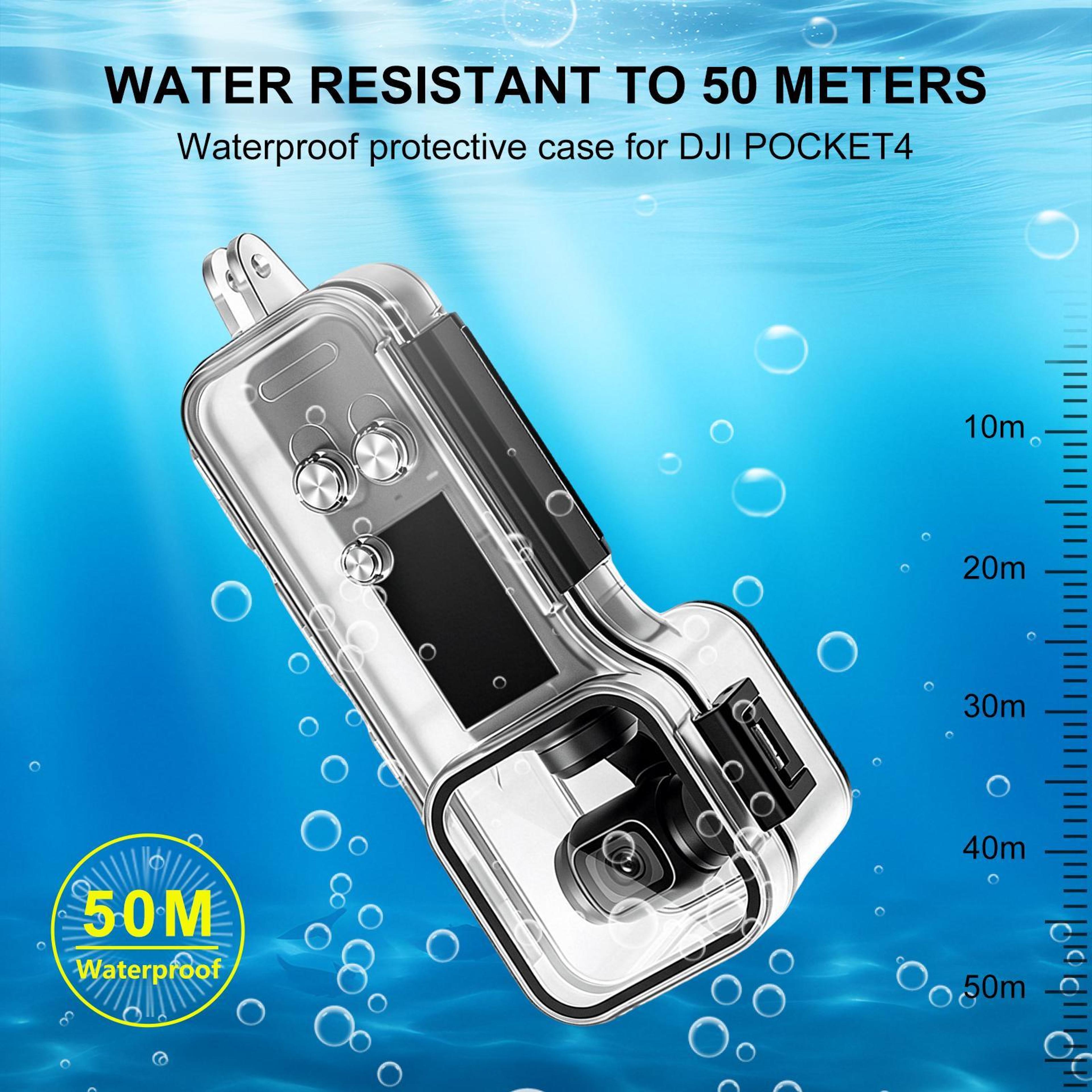 Puluz DJI Osmo Pocket 4 50m Waterproof Diving Housing Case  Underwater Protection 5