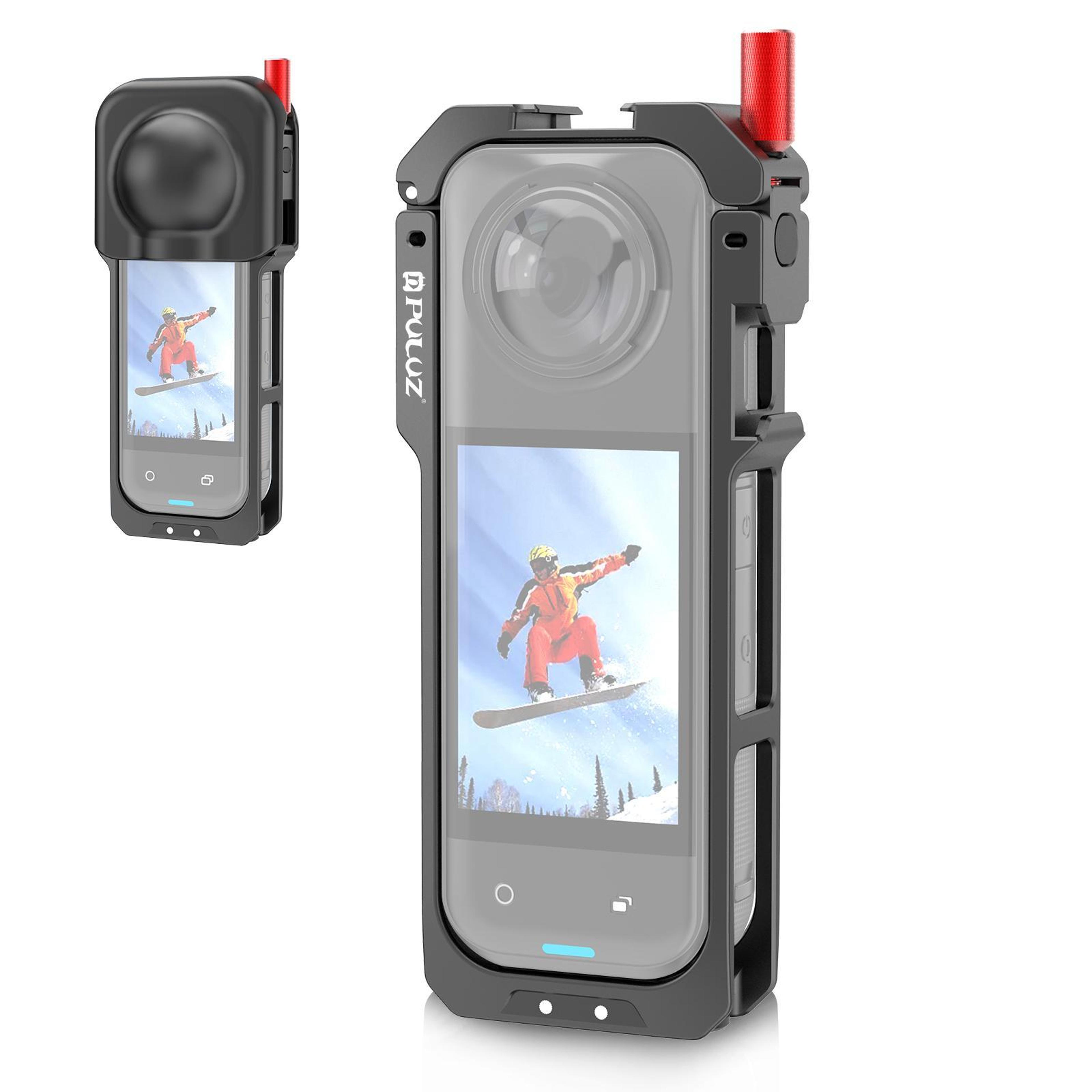 PULUZ Insta360 X5 Protective Case With Lens Cover Shockproof Silicone Camera Guard 11