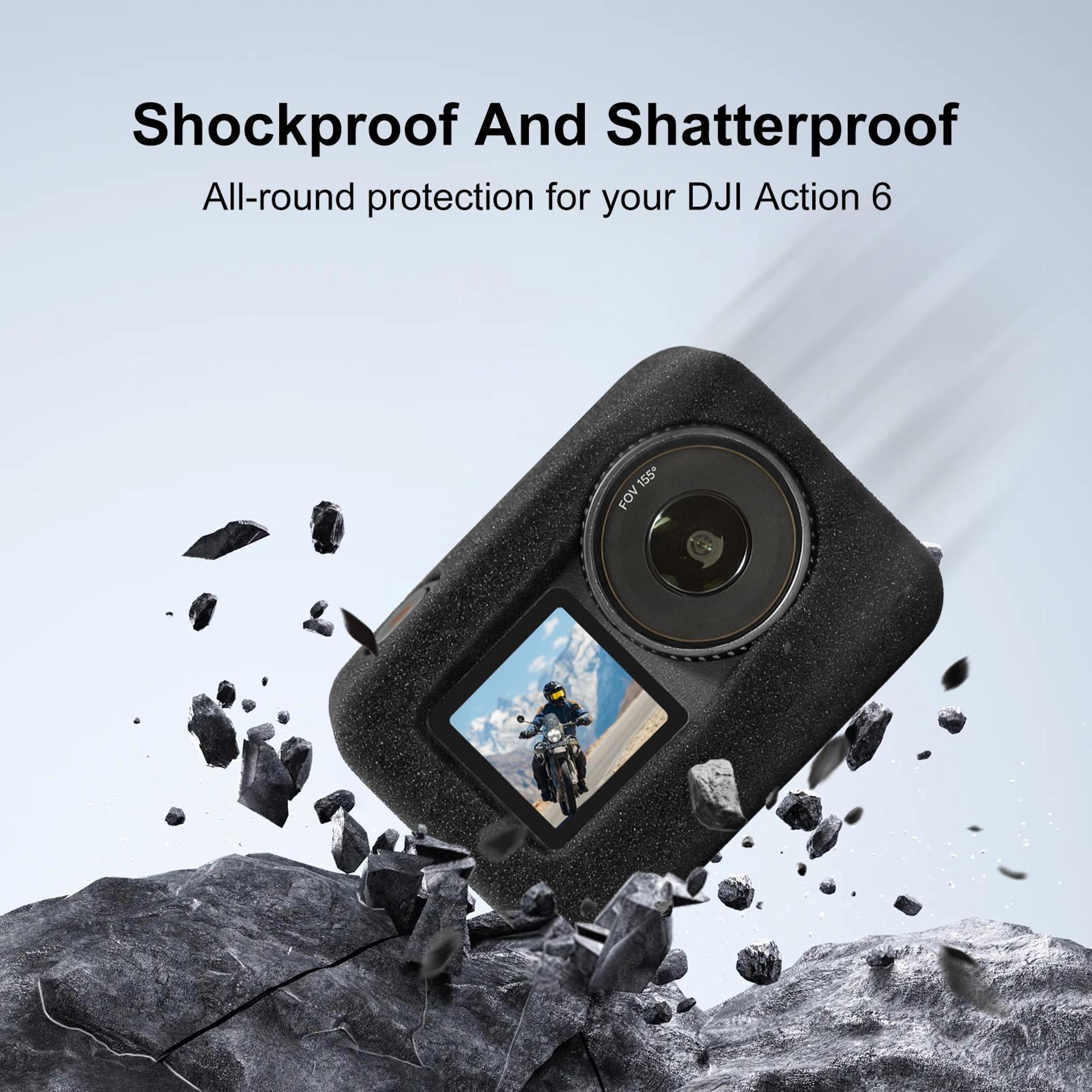 PULUZ DJI Osmo Action 6 Foam Wind Muff Microphone Cover Windshield For Wind Noise Reduction 3