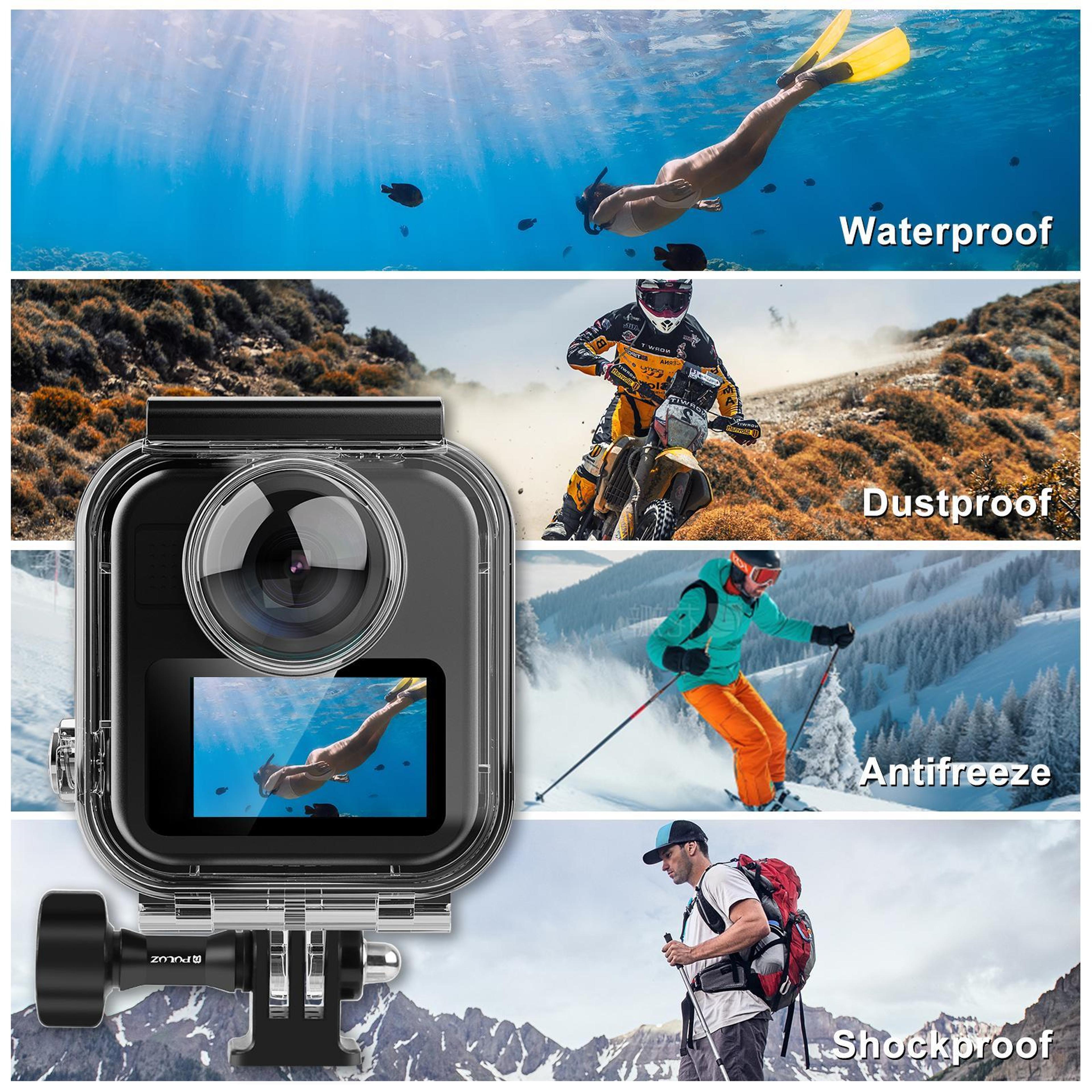PULUZ 45m Waterproof Diving Housing For GoPro MAX2 Underwater Camera Case 4