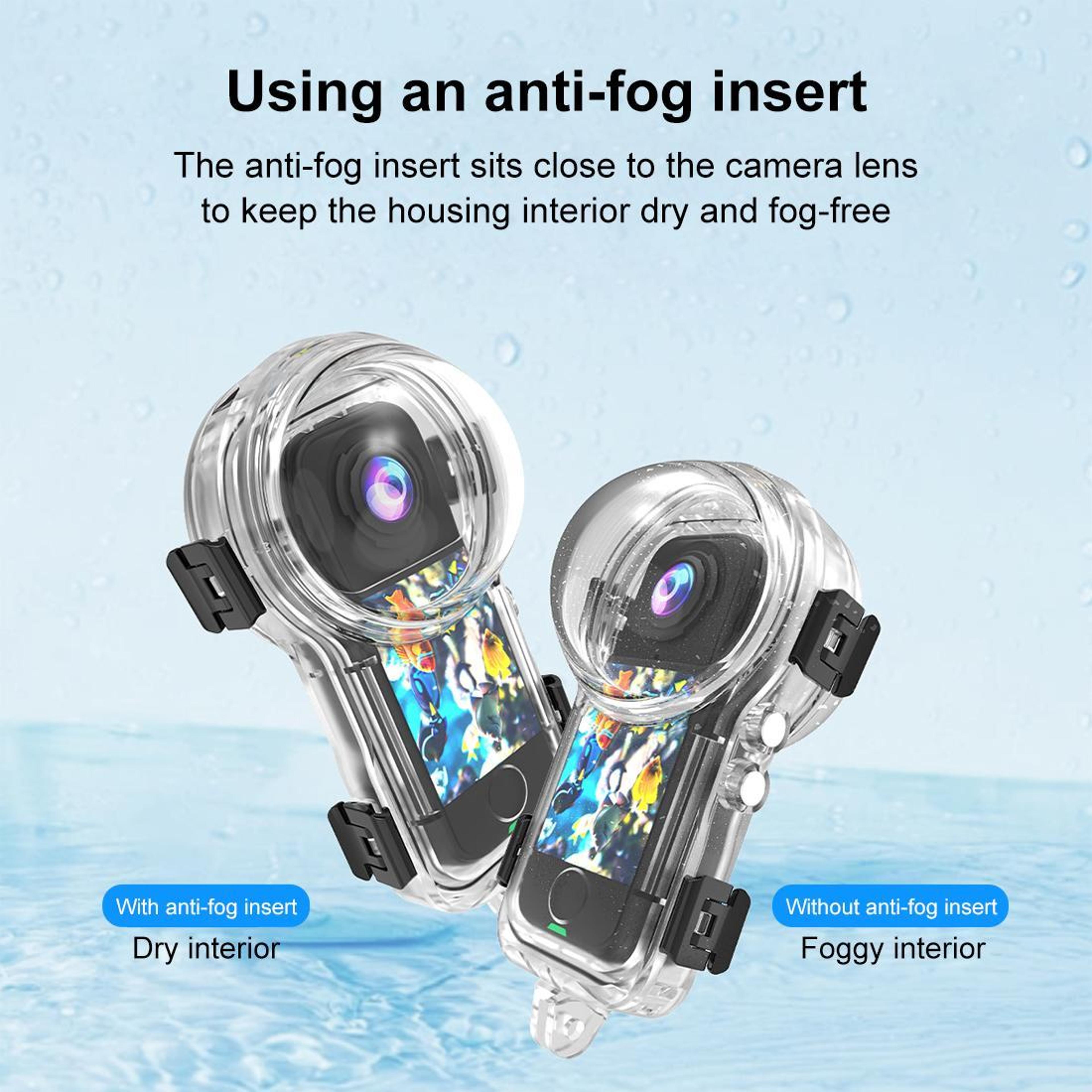 PULUZ 50m Waterproof Diving Case For Insta360 X4 Air Underwater Housing 5