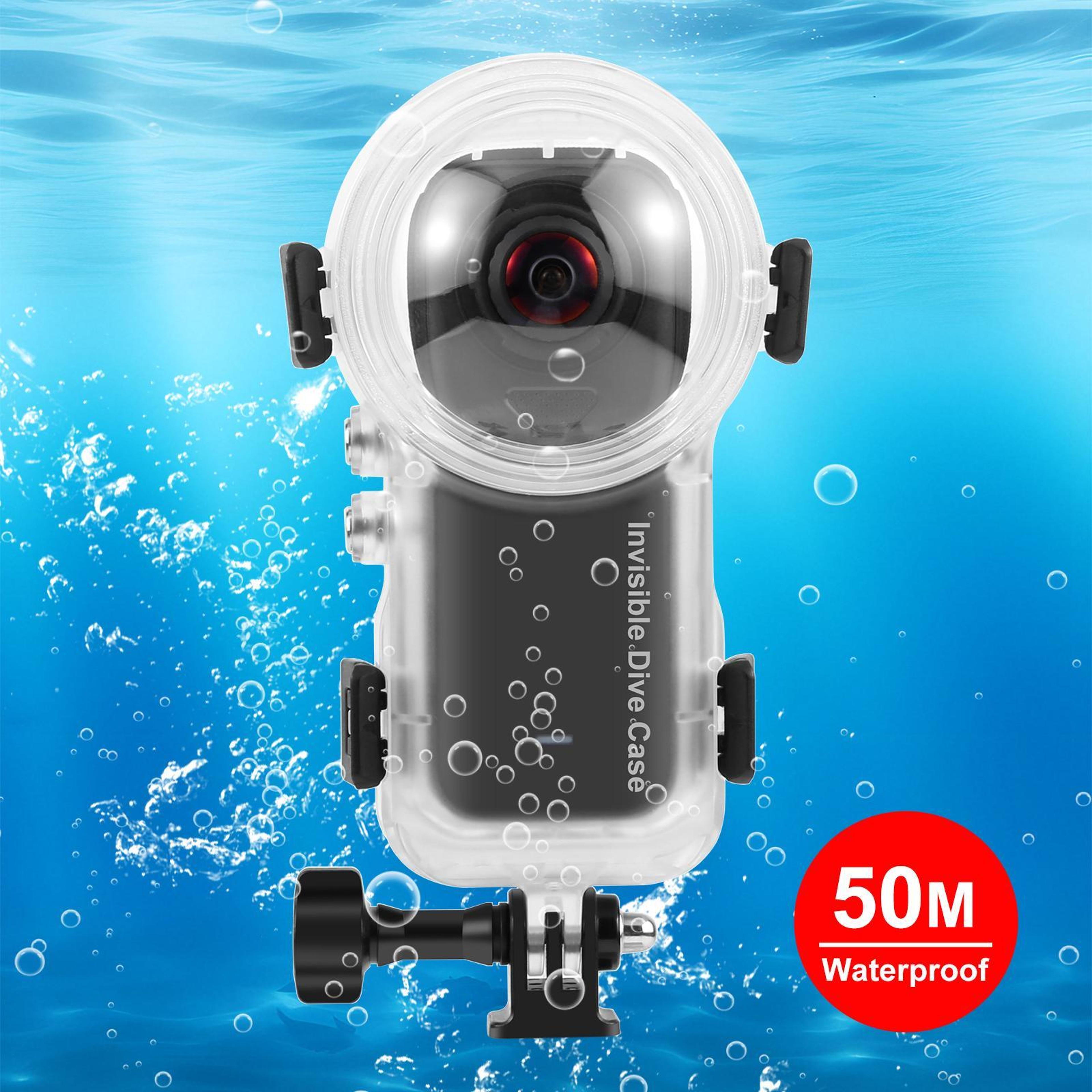 PULUZ 50m Waterproof Diving Case For Insta360 X4 Air Underwater Housing 8