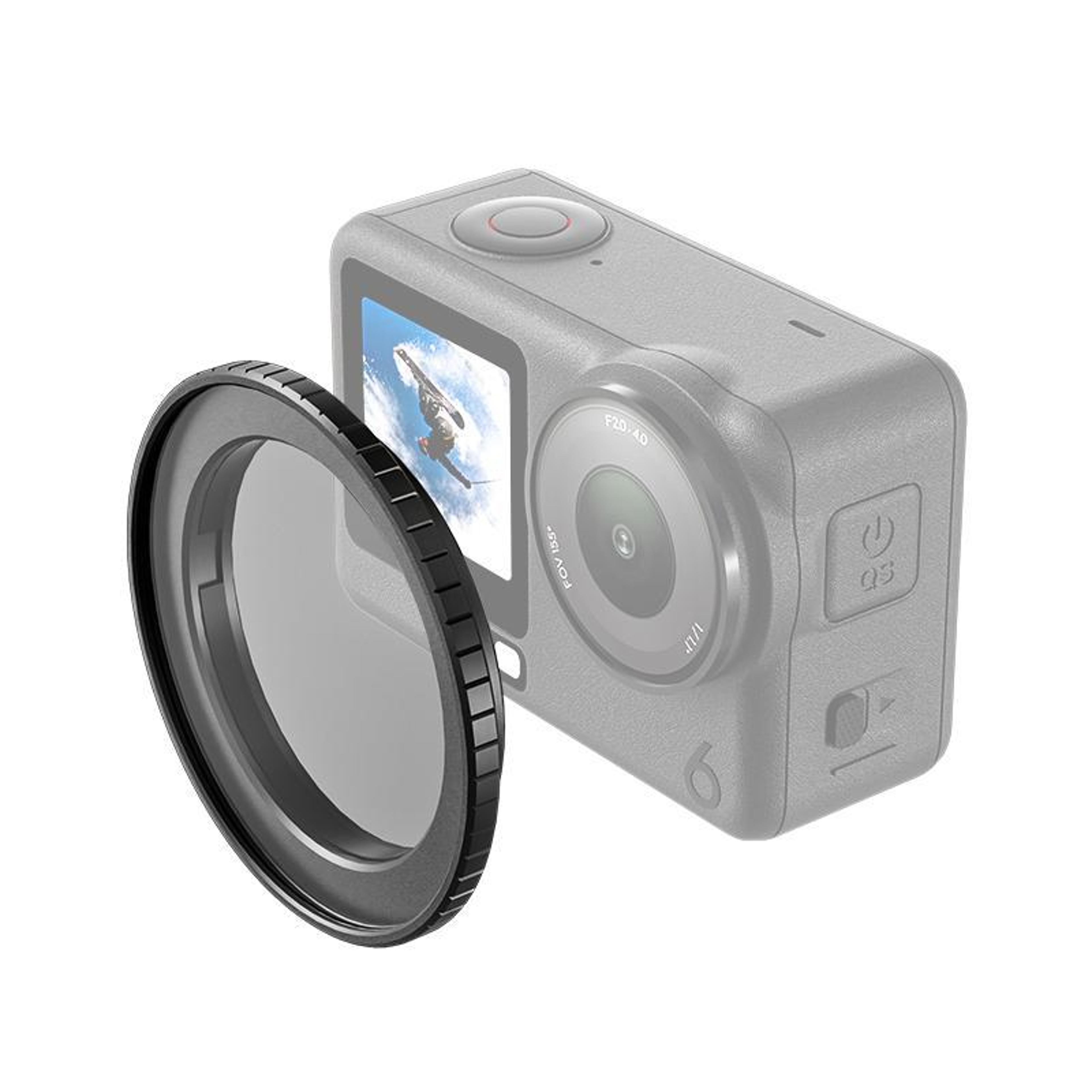 PULUZ 49mm Filter Mount Frame For DJI Action 5 Pro  Action 4 Lens Protection Adapter 8