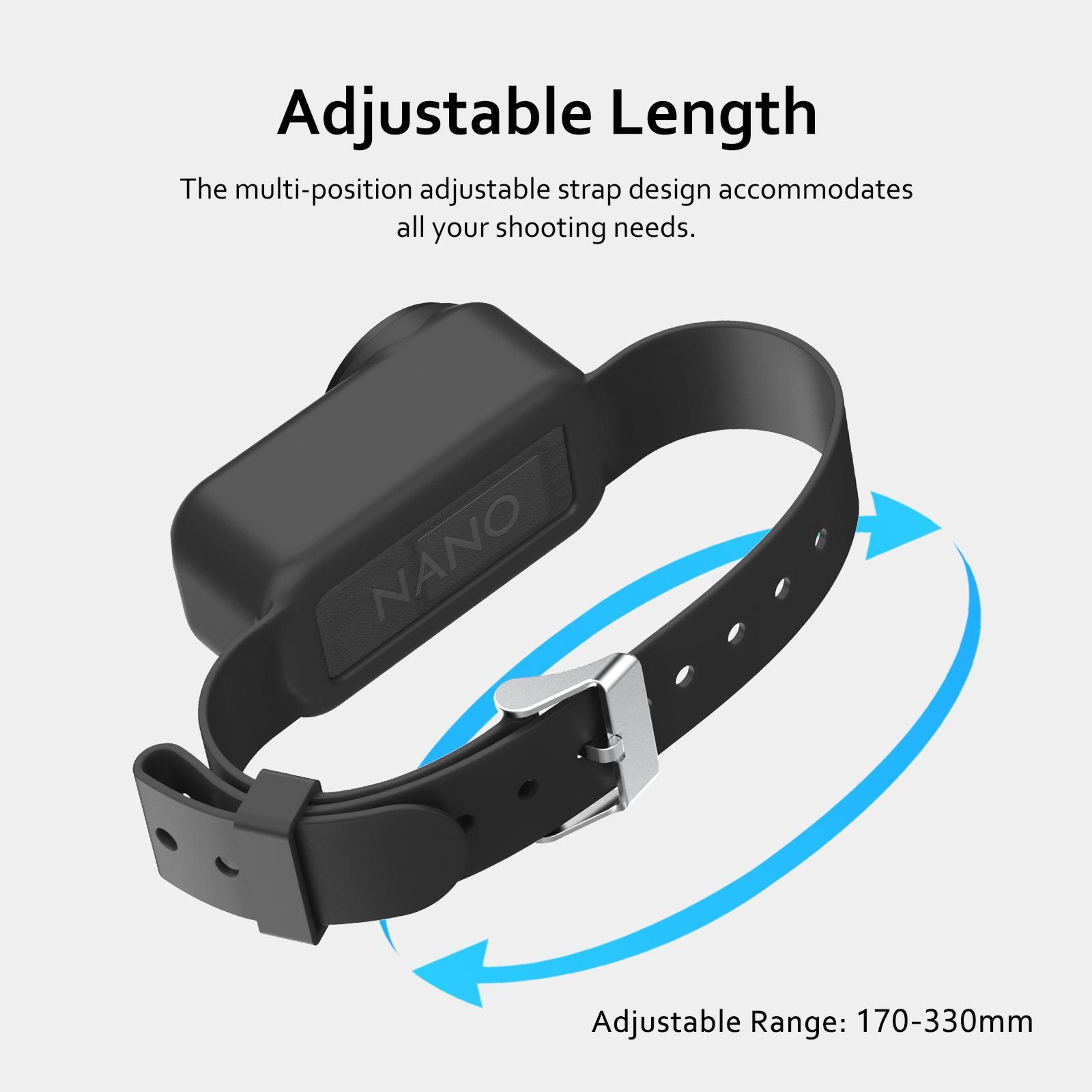 Flymile Silicone DJI Osmo Nano Wrist Strap With Adjustable Ventilated Comfort Fit 2