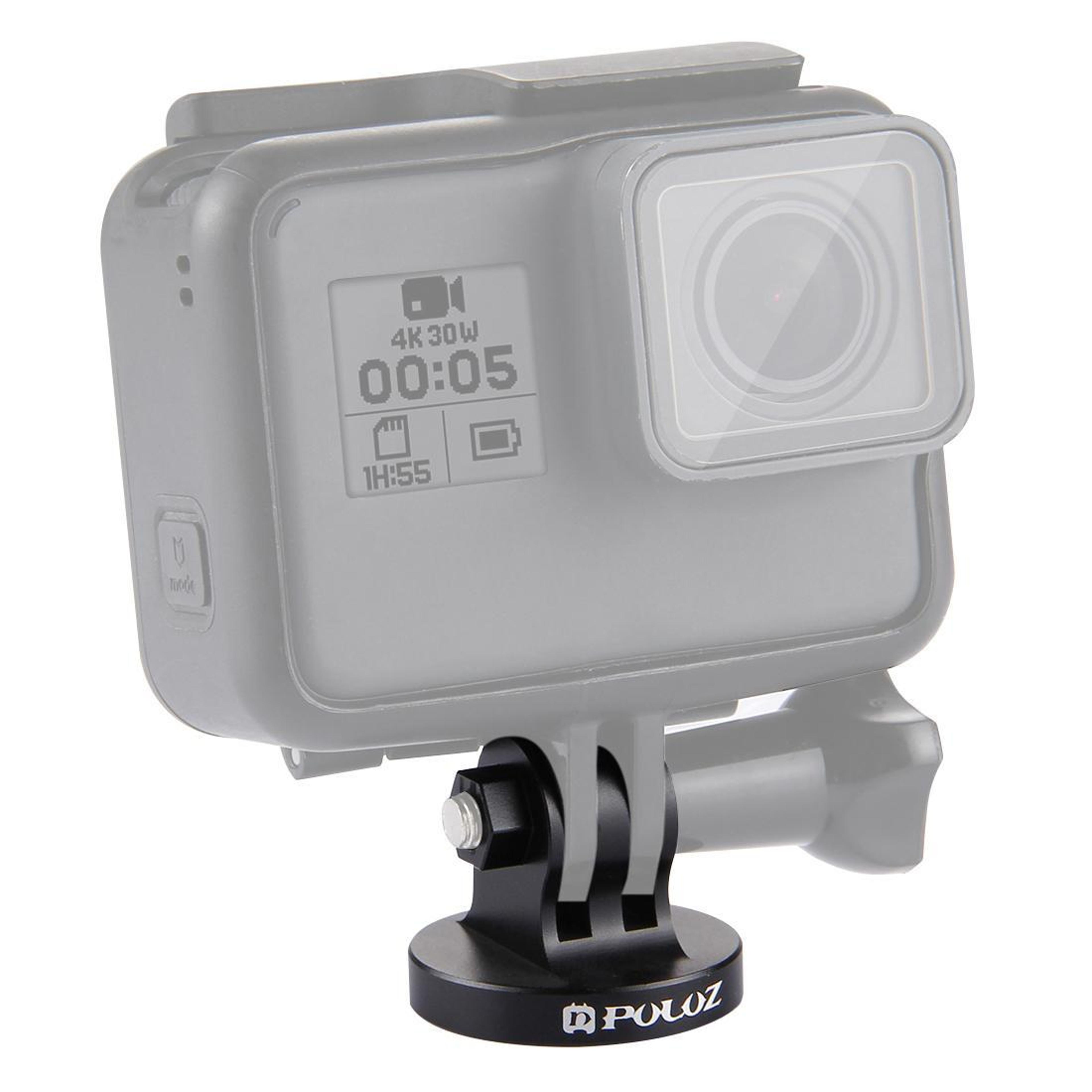 PULUZ CNC Tripod Mount Adapter For GoPro Insta360  DJI Action Cameras 5