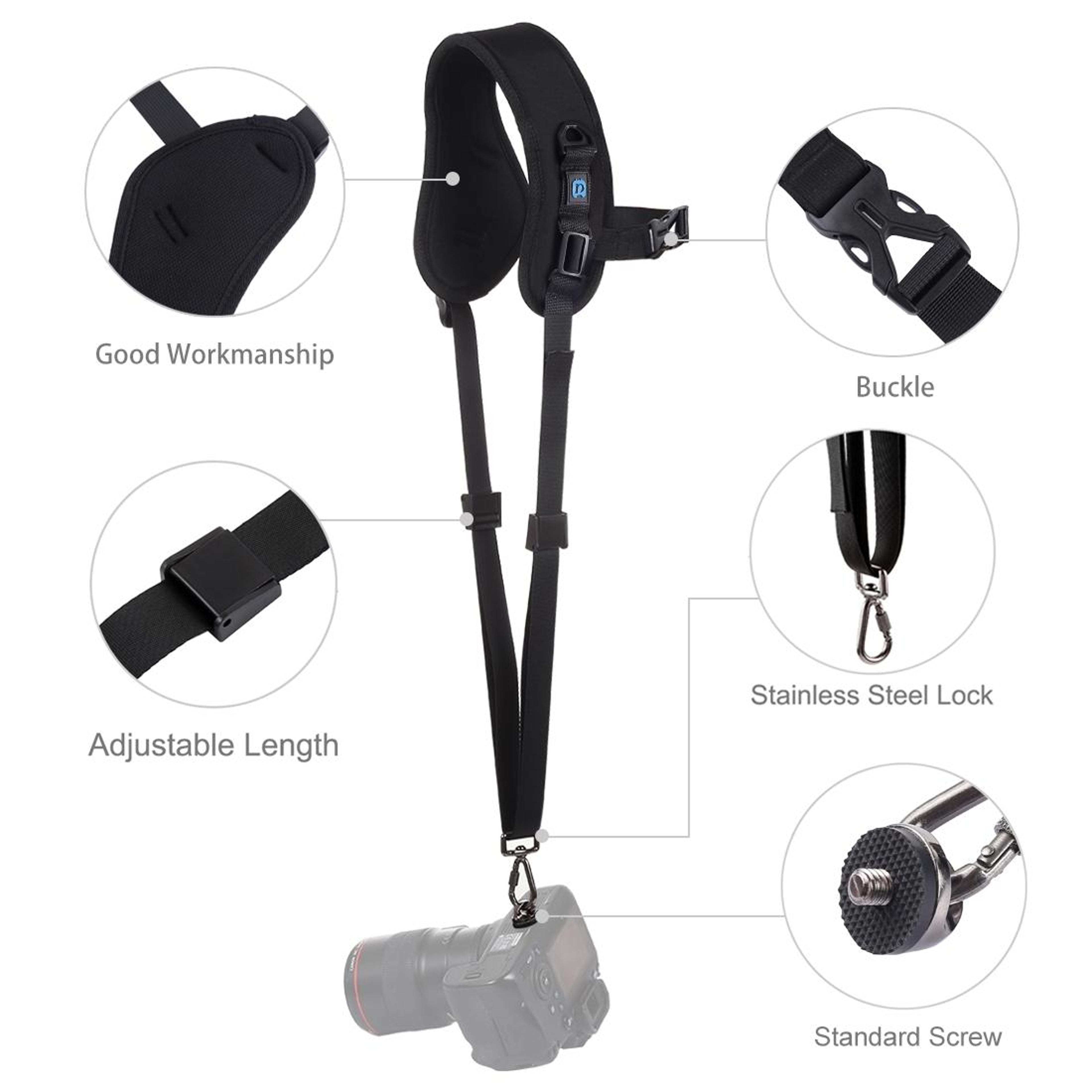 TrailReady Camera Capture Clip With Quick Release Plate For Backpacks  Belts 1