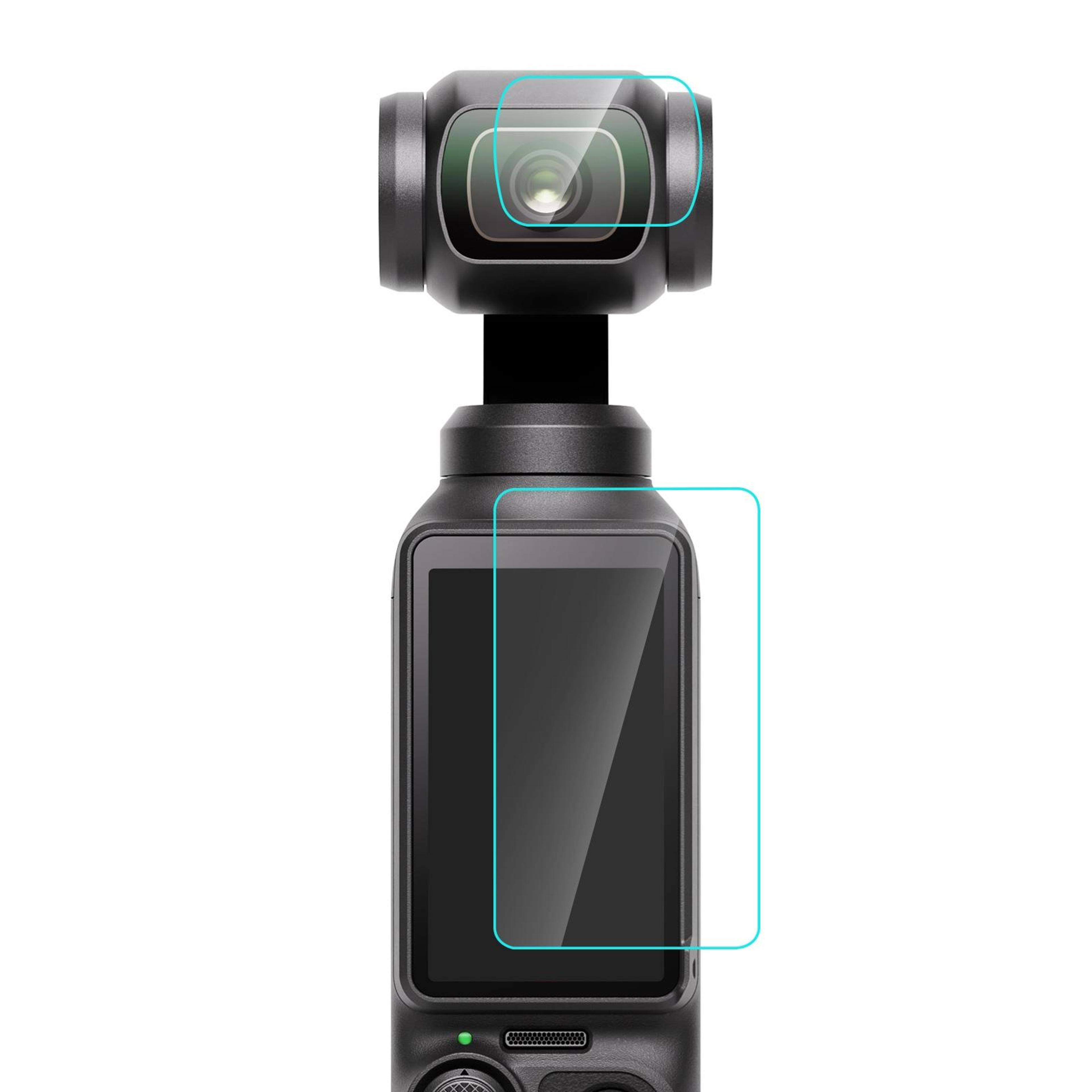 PULUZ 9H Tempered Glass Screen  Lens Protector For DJI Osmo Pocket 3  4 7