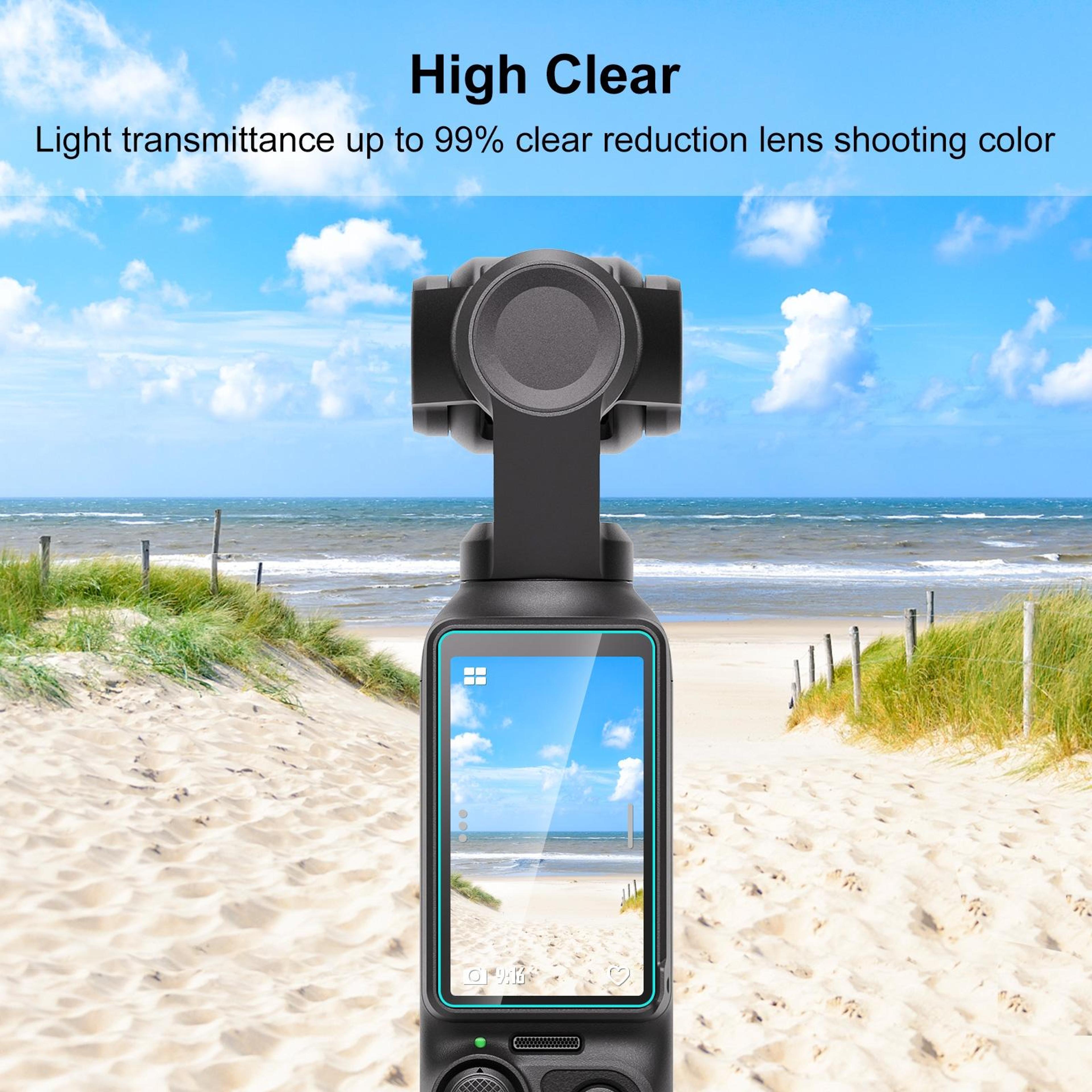 PULUZ 9H Tempered Glass Screen  Lens Protector For DJI Osmo Pocket 3  4 4