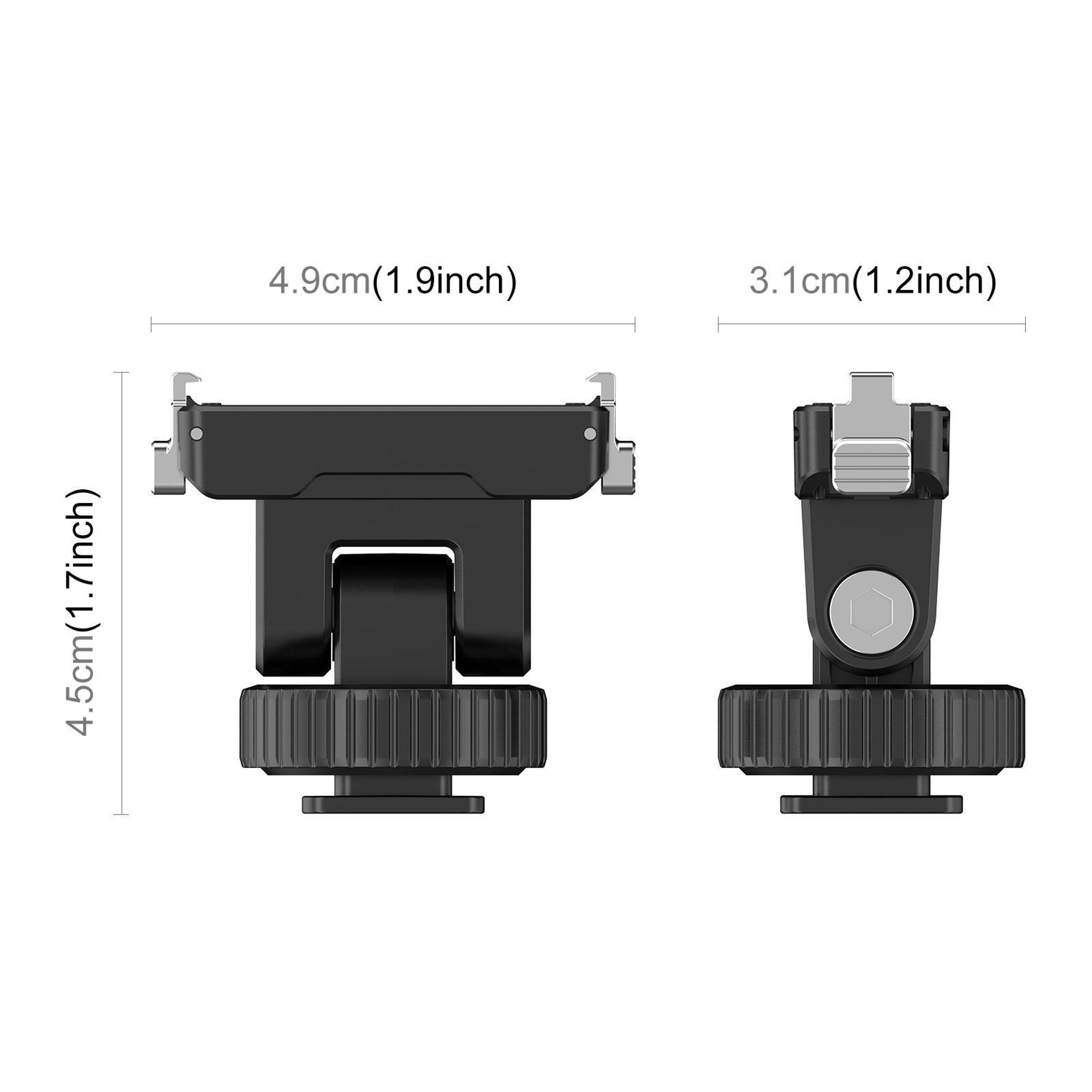 PULUZ Magnetic Quick Release Mount For Insta360 GO Ultra With Adjustable Gimbal Base  Accessory Exp 2